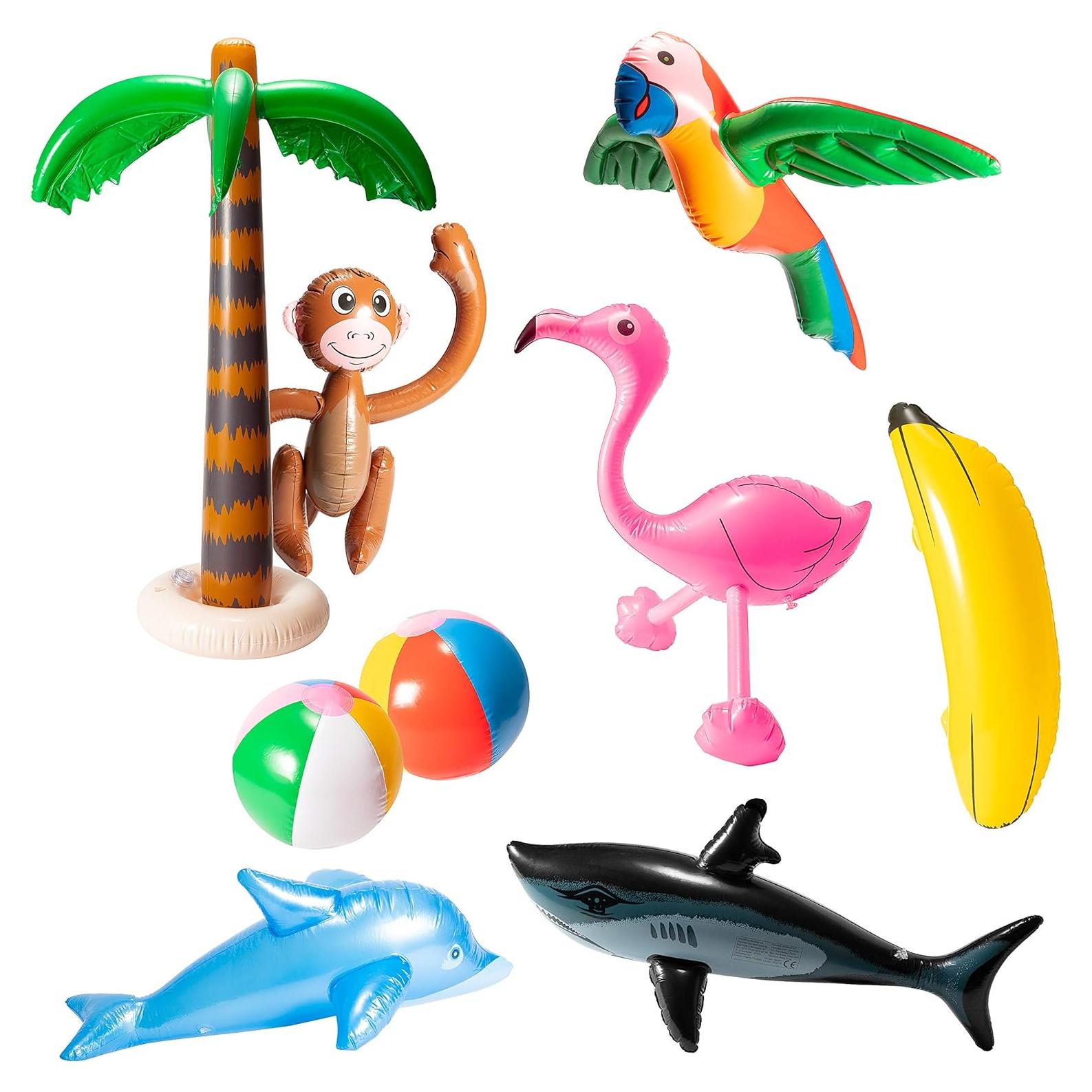 R HORSE Juguetes Inflables Fiesta Tropical 9 Piezas