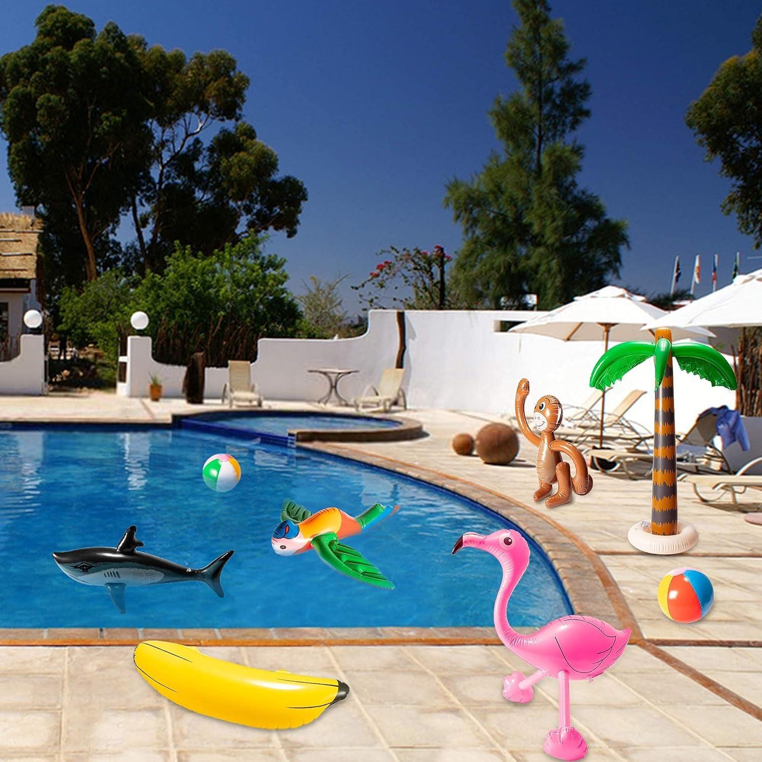 R HORSE Juguetes Inflables Fiesta Tropical 9 Piezas