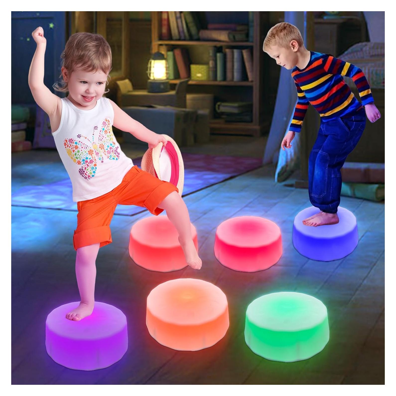 Piedras de Paso Iluminadas Onyoloy - 6 Piezas Antideslizantes