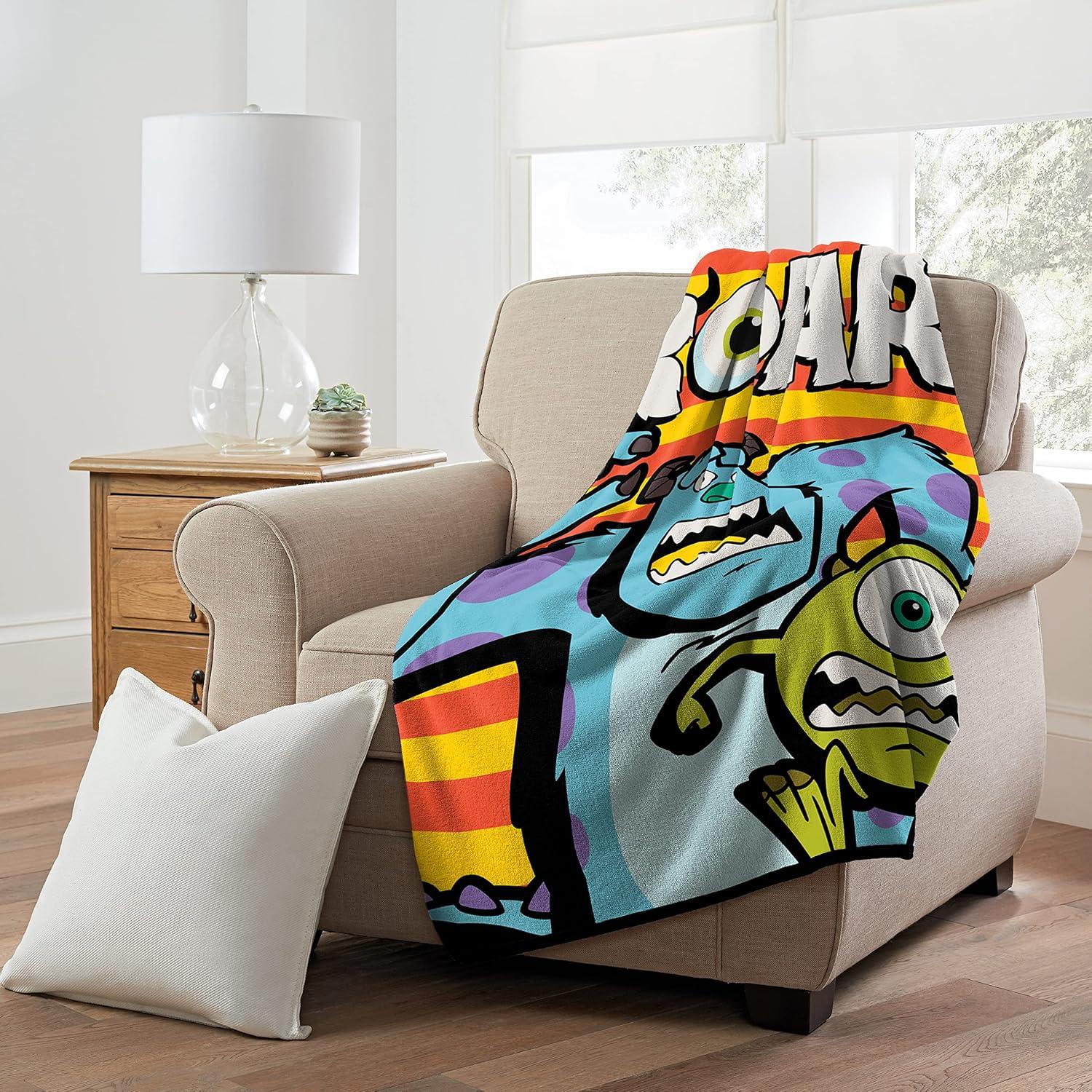 Manta Micro Raschel Monsters Inc The Northwest 116.8x152.4 cm