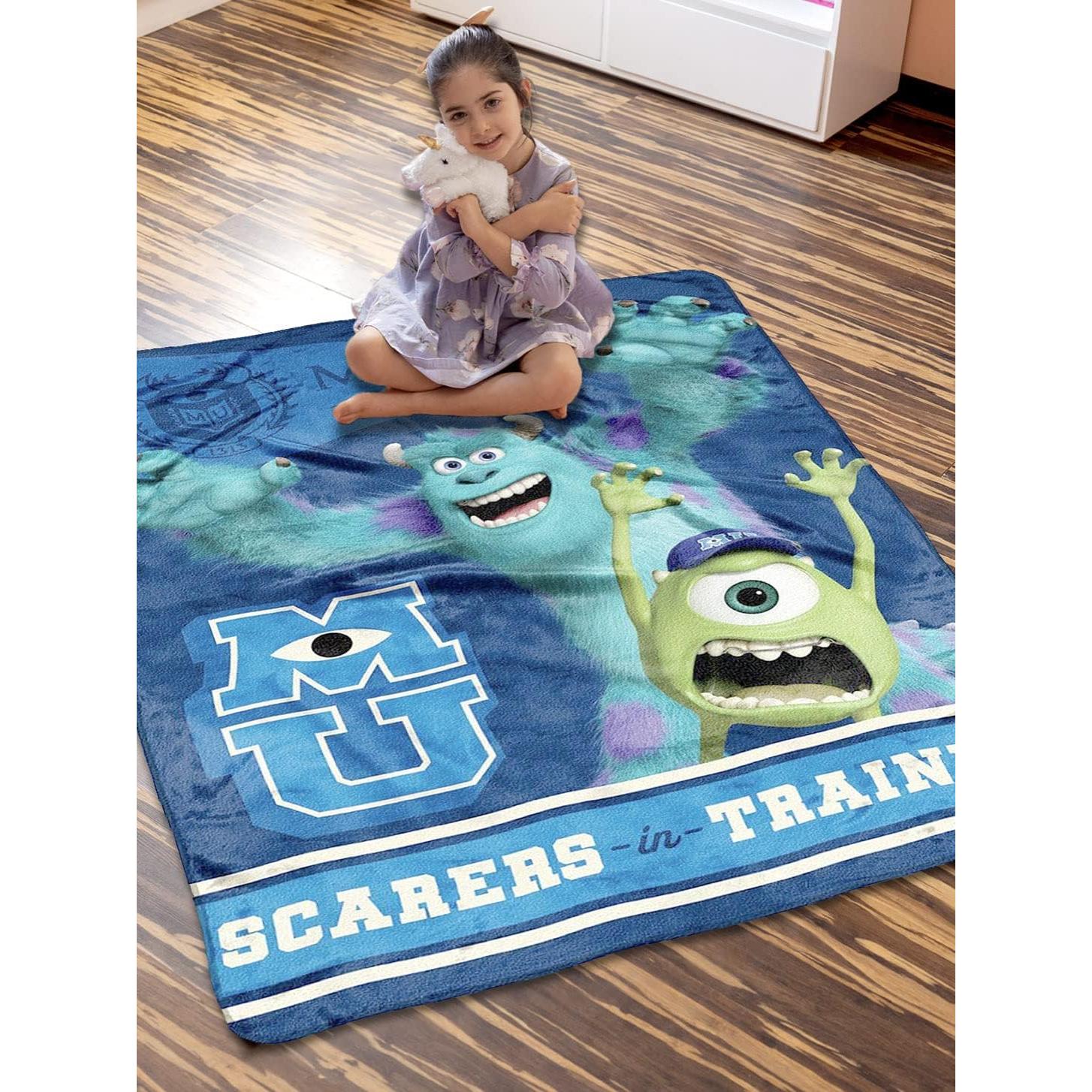 Manta Micro Raschel Monsters Inc. Norte Oeste 116x152cm