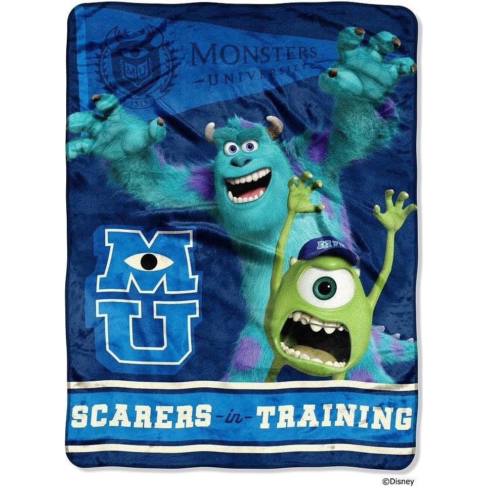 Manta Micro Raschel Monsters Inc. Norte Oeste 116x152cm