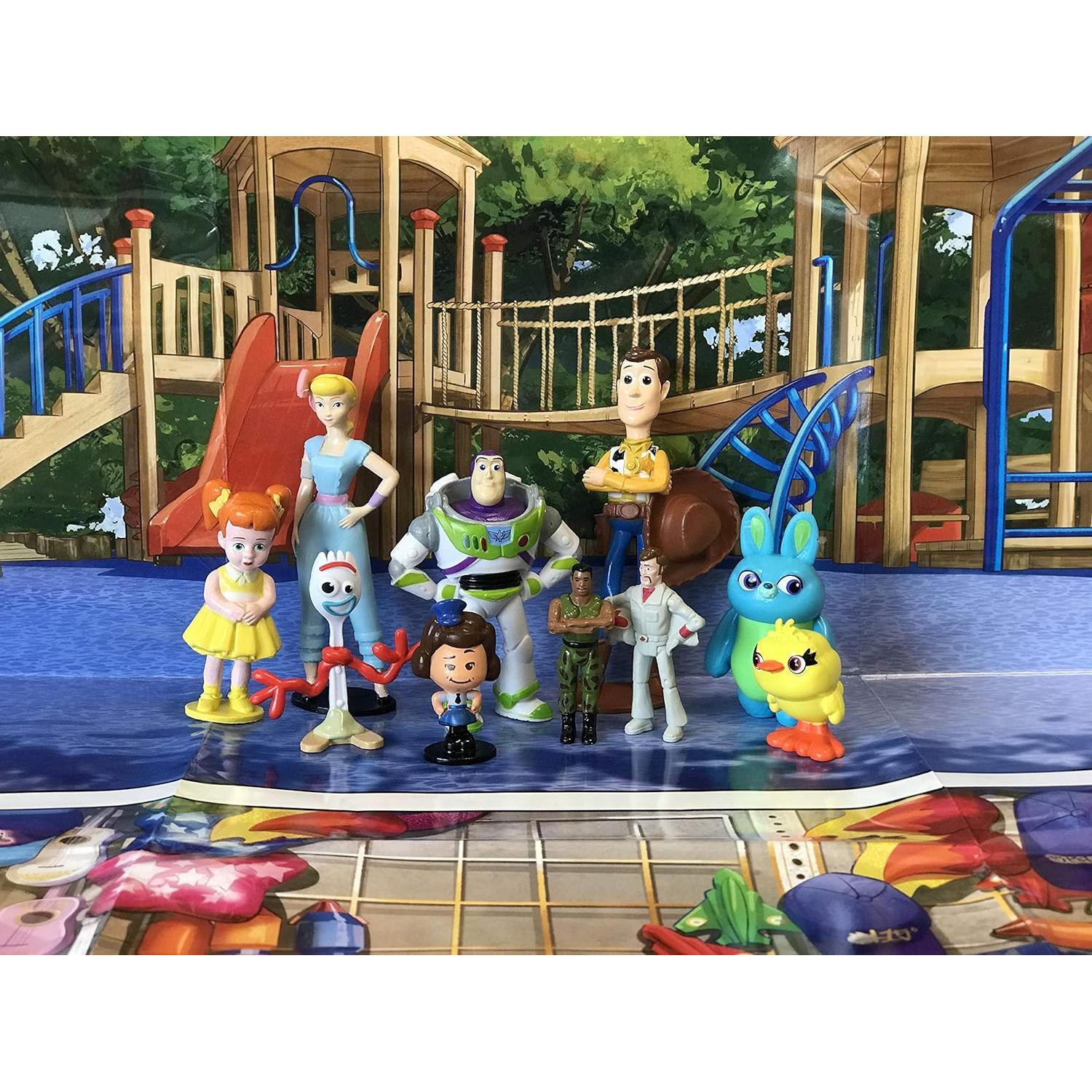 Disney / Pixar Toy Story 4 My Busy Books - Storybook, 10 figurines, playmat