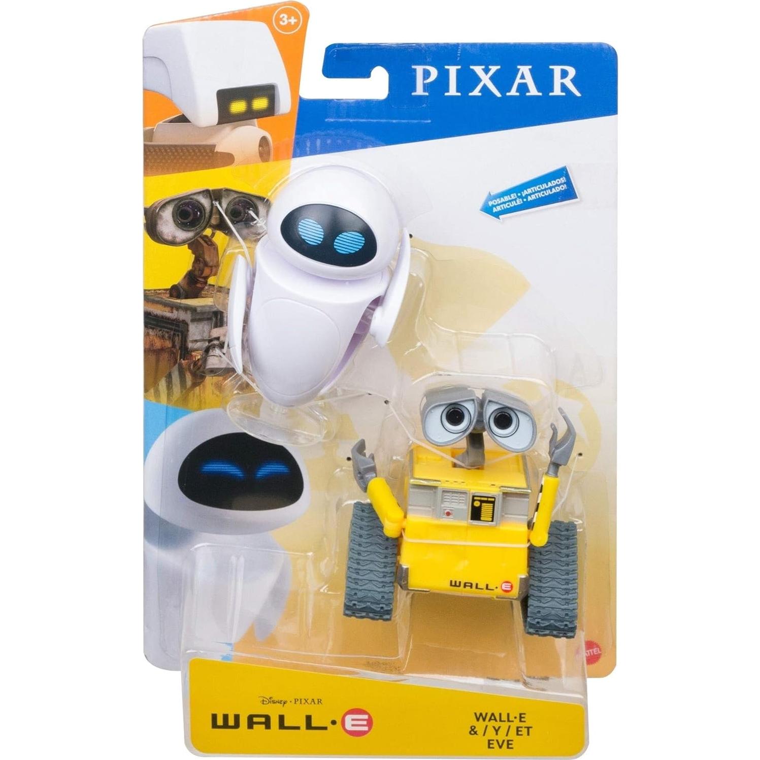 Figuras de Acción Pixar Wall-E y Eve - Juguetes Coleccionables