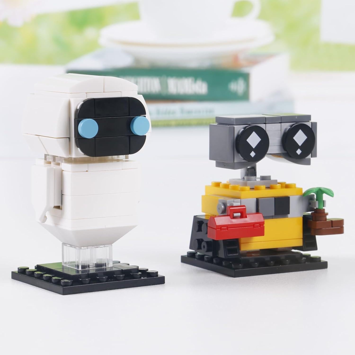 Conjunto de Bloques de Construcción Robots Wall-e y Eve 155 Piezas