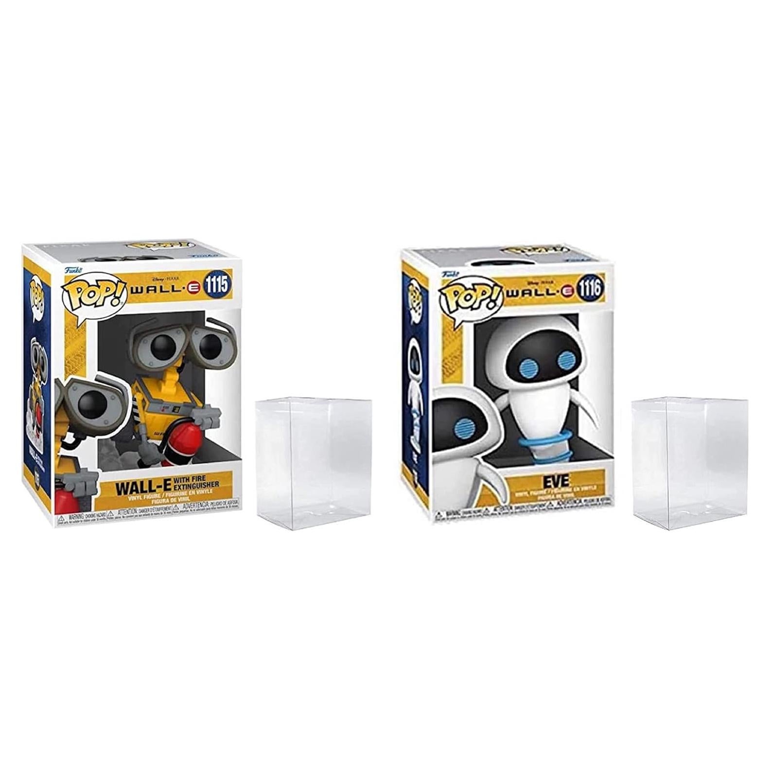 Funko Pop Disney Pixar Wall-E y Eve Set de 2 en Protector