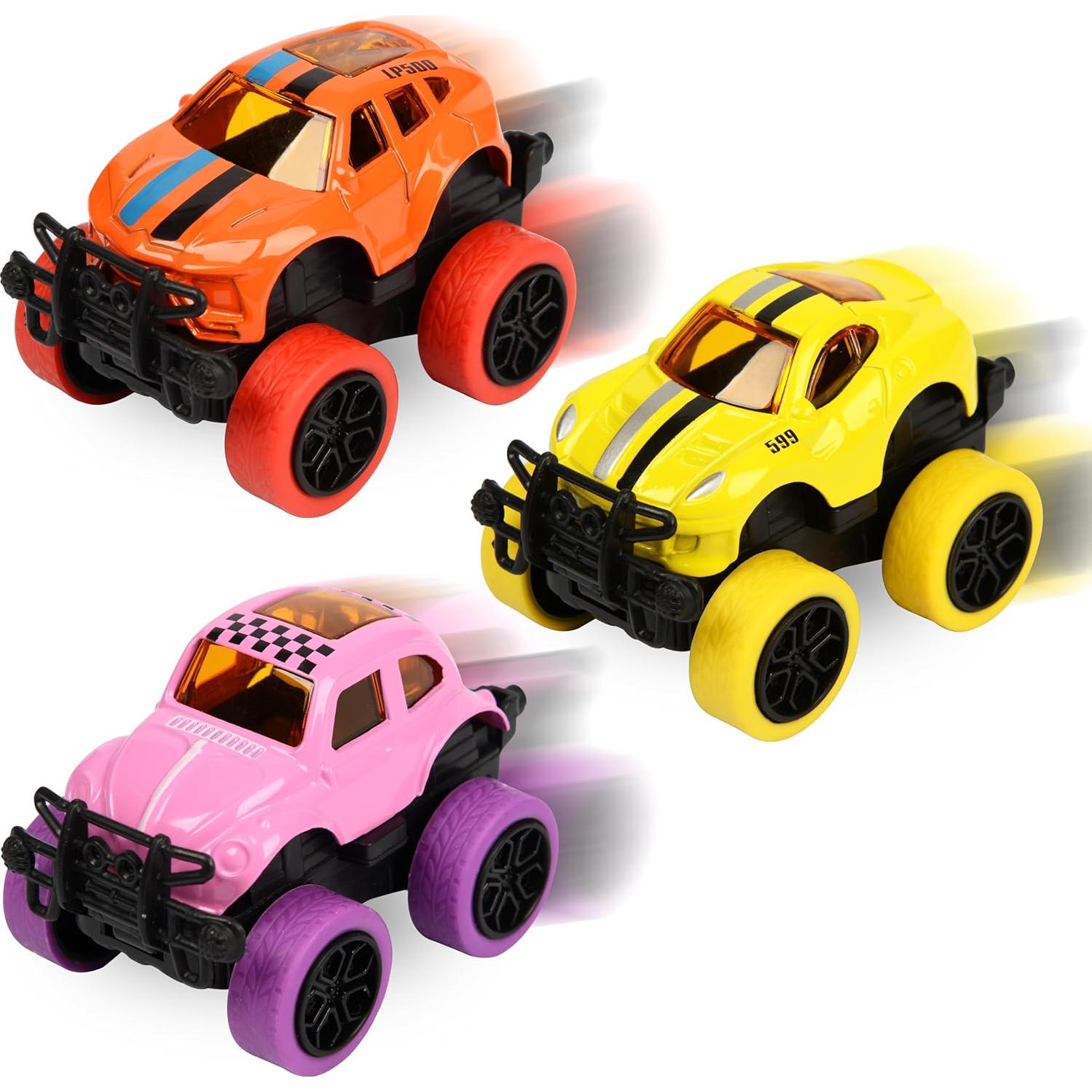 Set de 32 Mini Camiones Monstruo de Metal Neureyte 5.8 cm