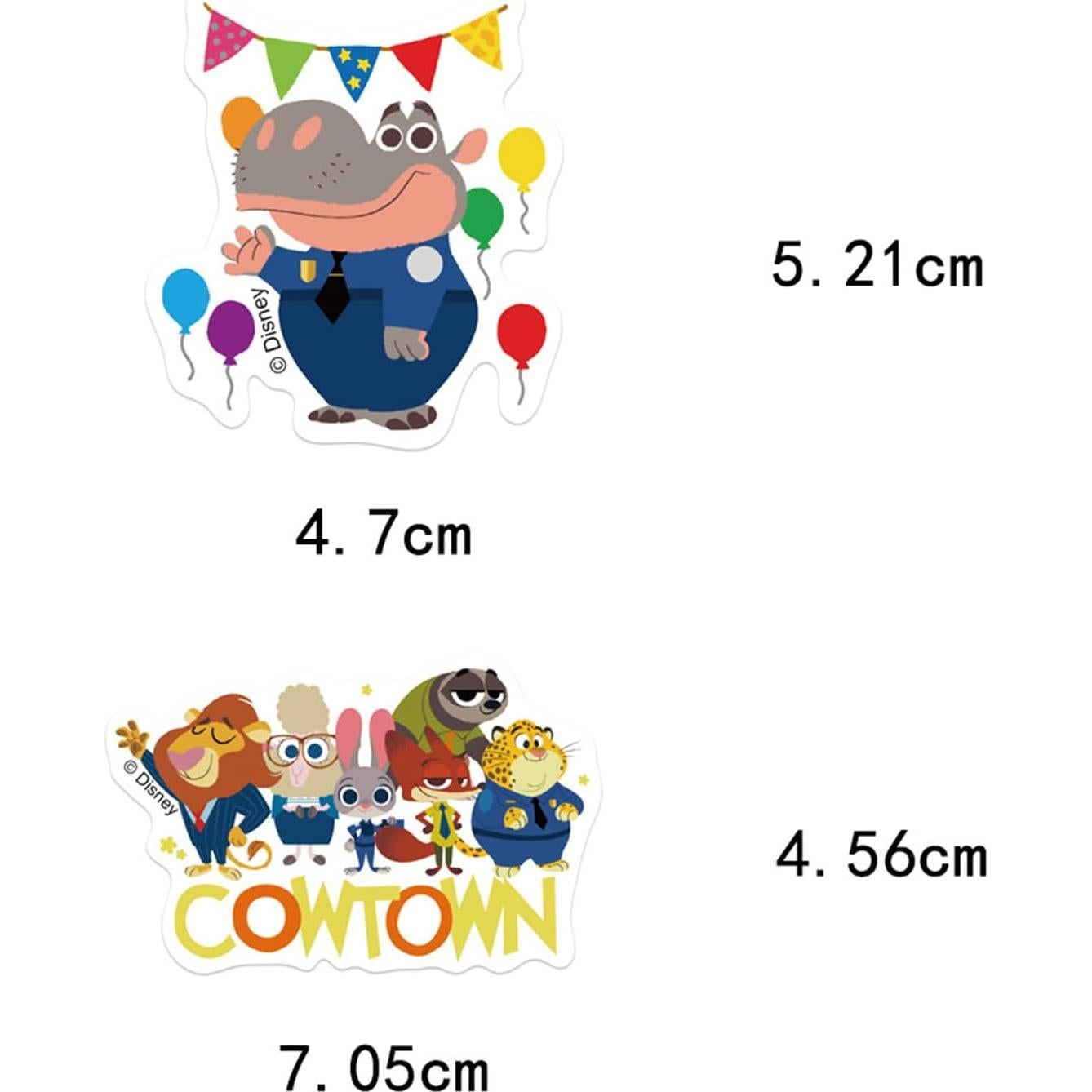 50 Calcomanías Zootopia Judy Hopps Nick Wilde Mozoltov