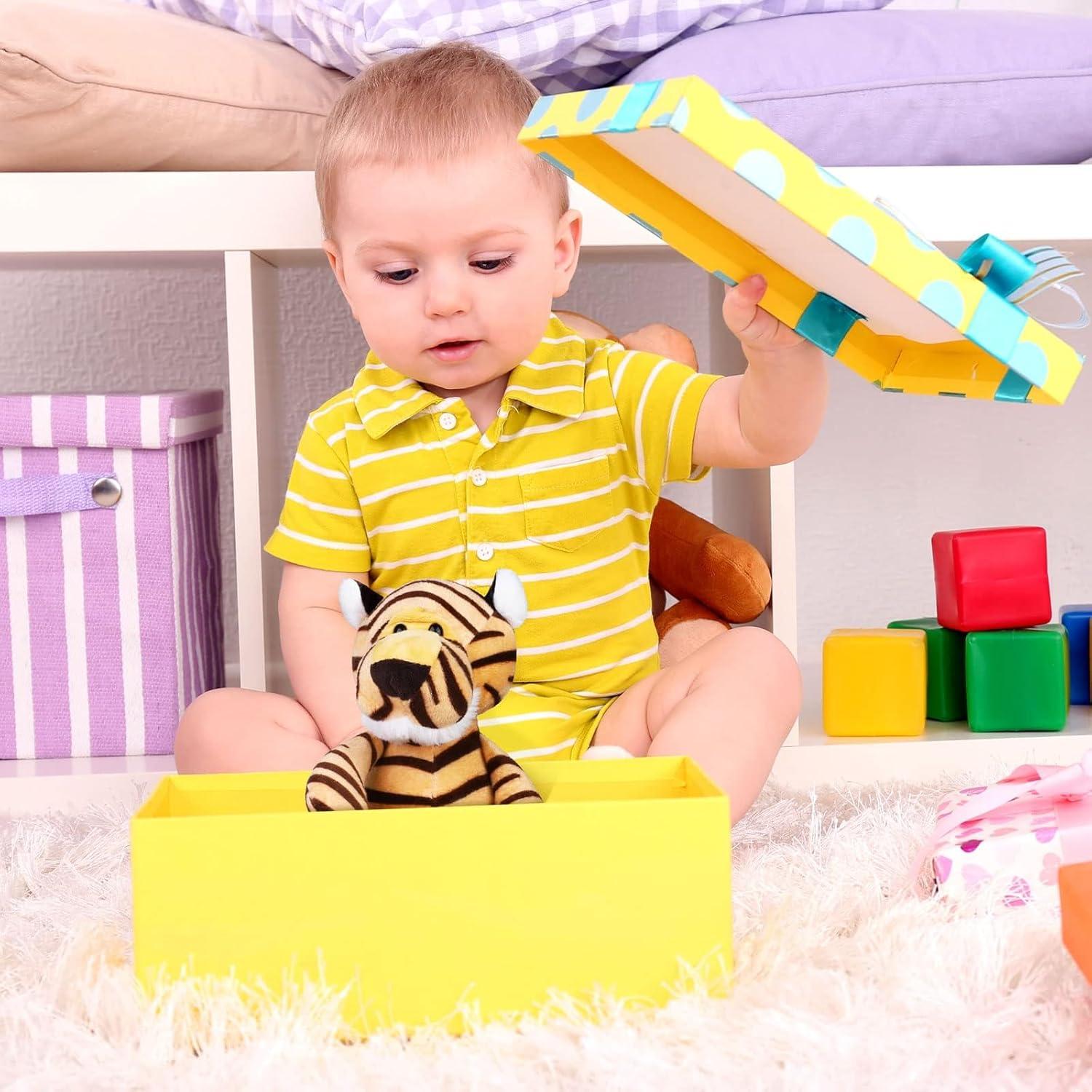 Conjunto de 8 Animales de Peluche Safari Elcoho 24.89 cm