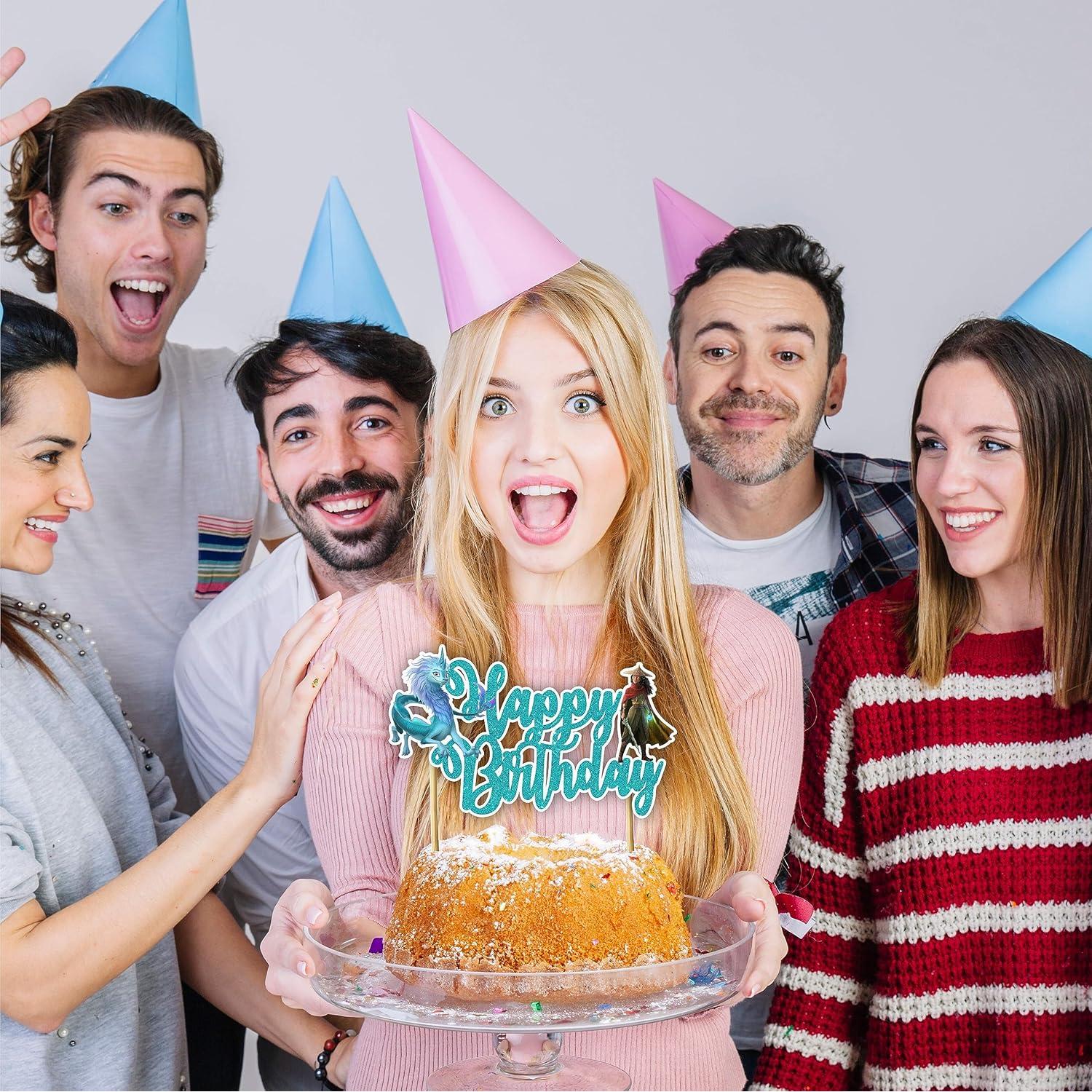 Adorno de Pastel de Cumpleaños Raya y el Último Dragón