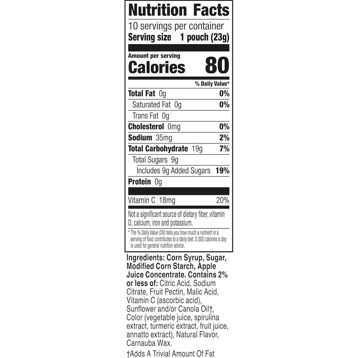 Disney Moana Fruit Flavored Snacks, Gluten Free, Kids Snacks, 10 Ct, 8 oz