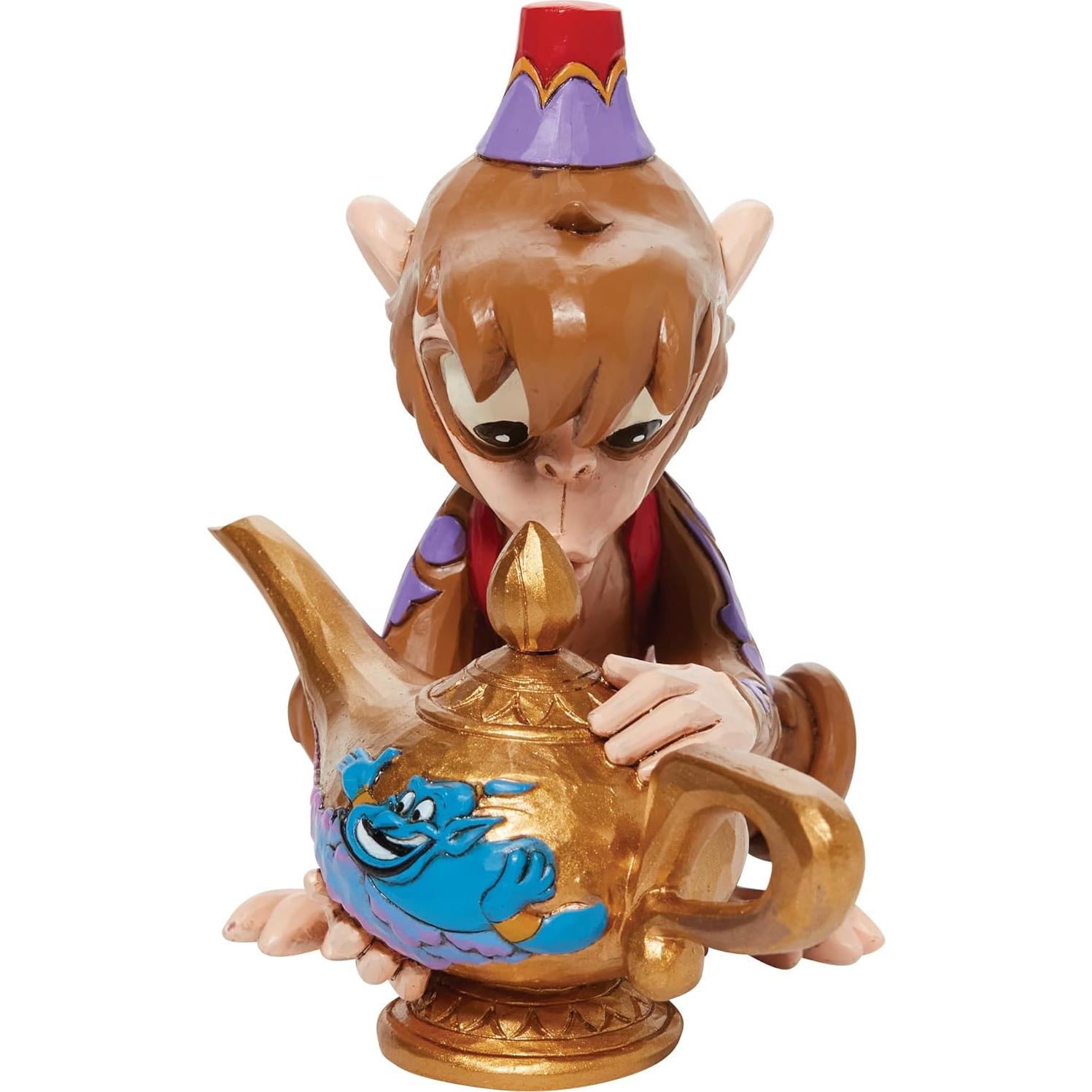 Figurita Enesco Disney Traditions Abu con Lámpara 11.43 cm