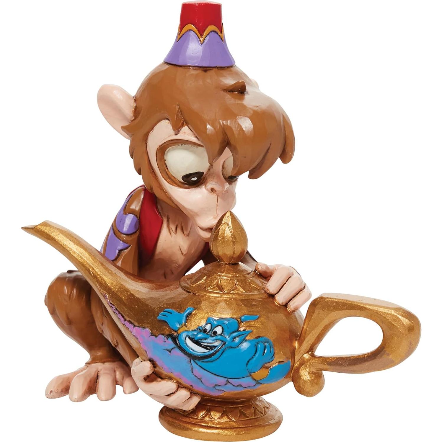 Figurita Enesco Disney Traditions Abu con Lámpara 11.43 cm