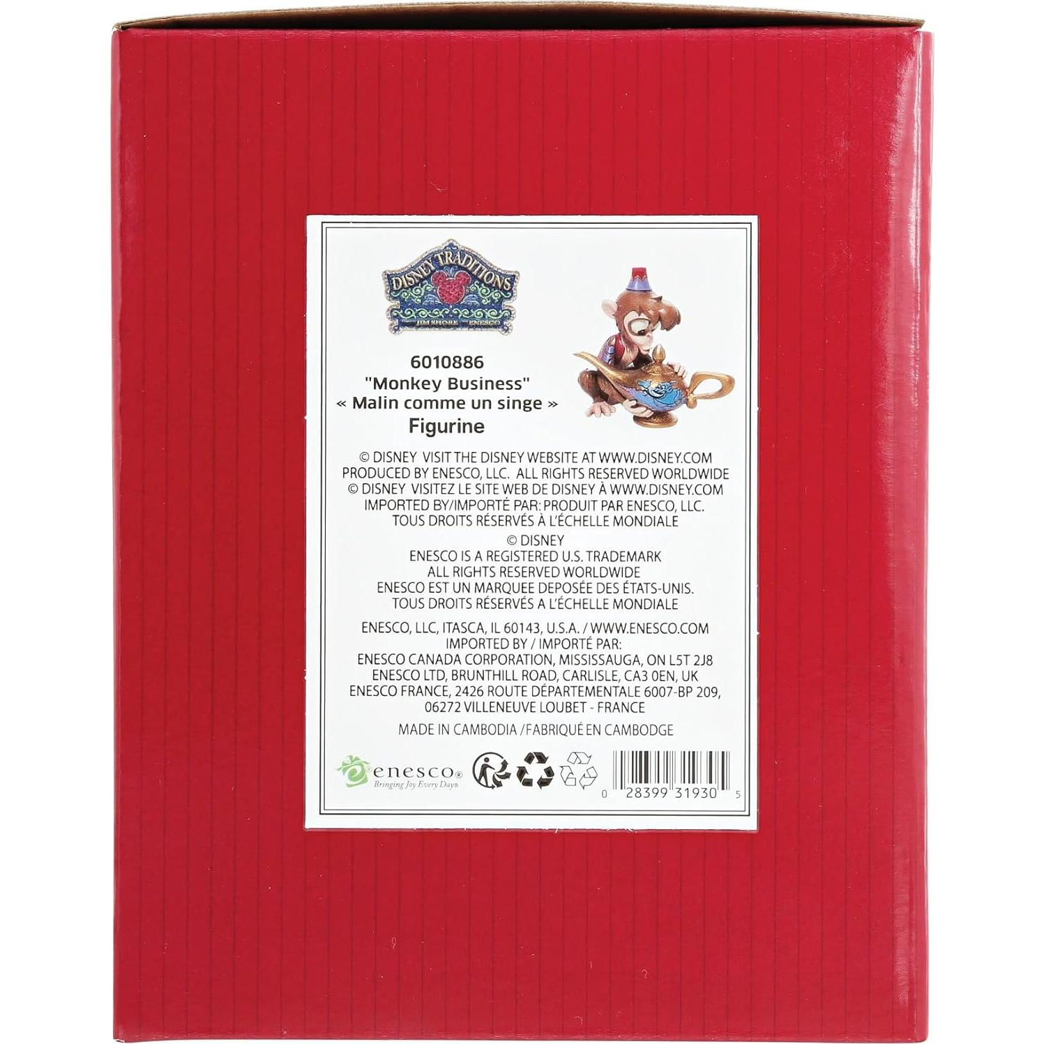 Figurita Enesco Disney Traditions Abu con Lámpara 11.43 cm