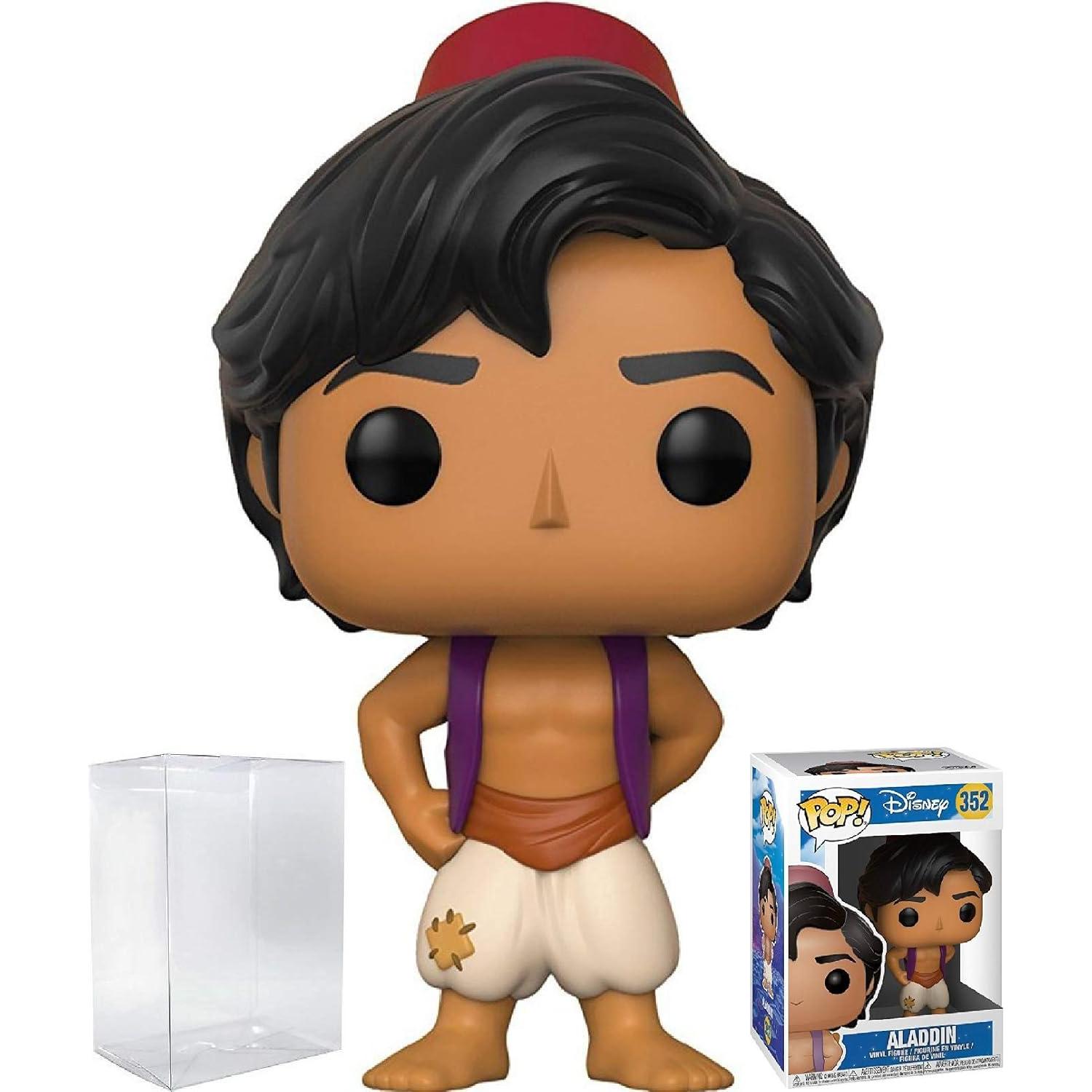 Figura de Vinilo Pop! Disney Aladino Funko 9.5 cm con Funda