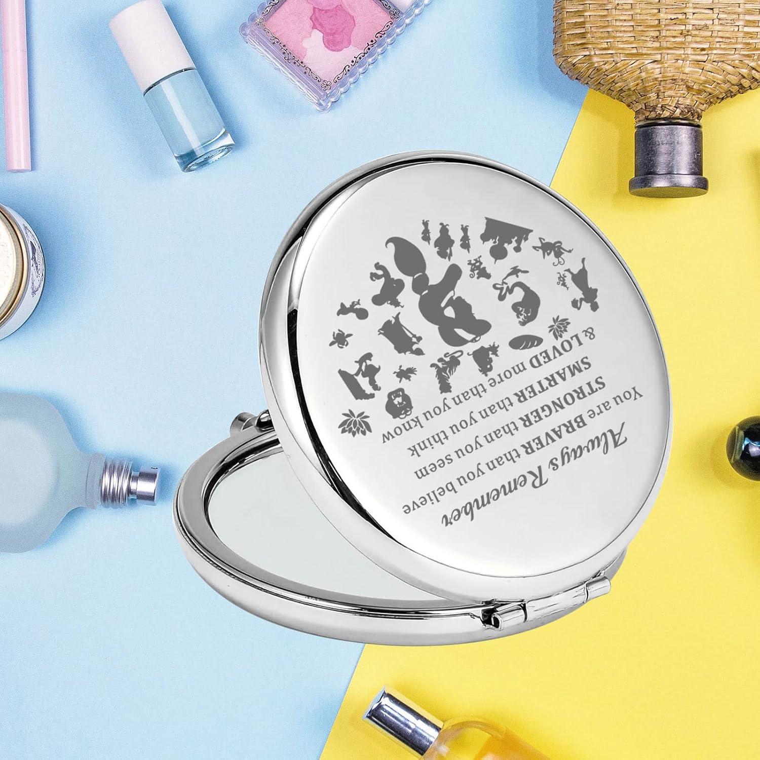 Espejo de bolsillo KEYCHIN Princesa Jasmine 9.14 cm Redondo