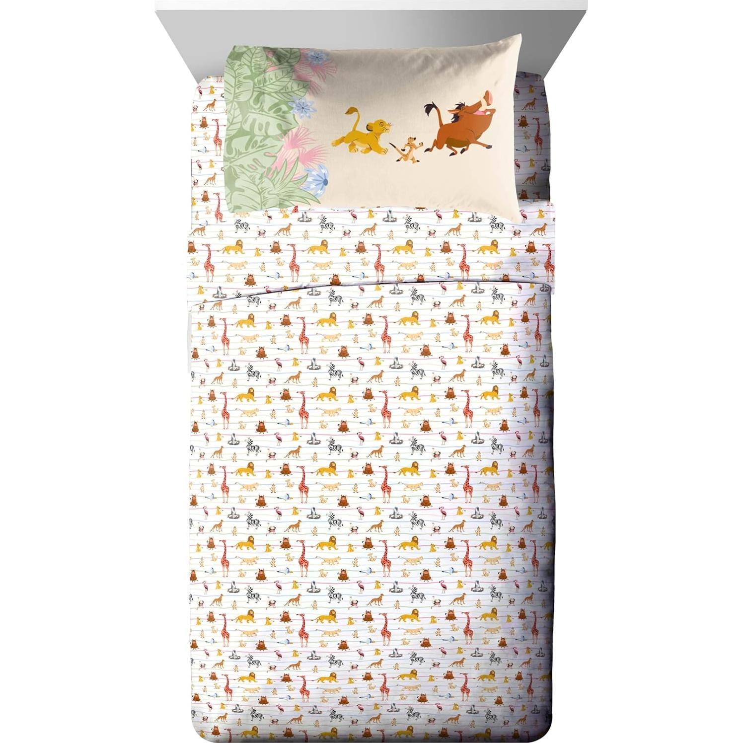 Juego de Edredón Individual Jay Franco El Rey León 5 Piezas