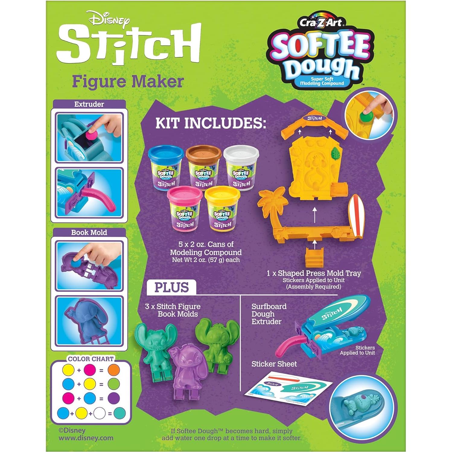 Kit de Fabricación de Figuras Stitch Cra-Z-Art - 5 Colores