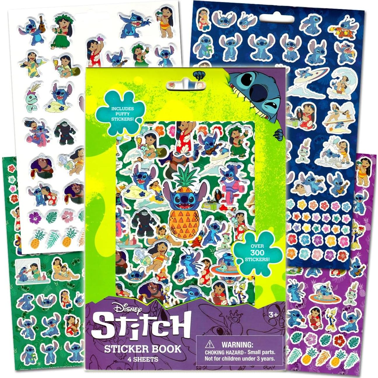 Set de Colorear Disney Lilo y Stitch - 300 Stickers y Juguete