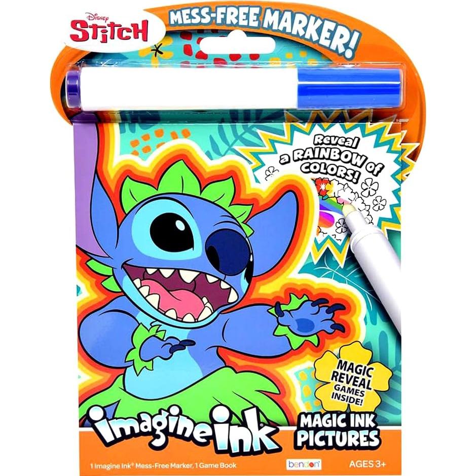 Set de Colorear Disney Lilo y Stitch - 300 Stickers y Juguete