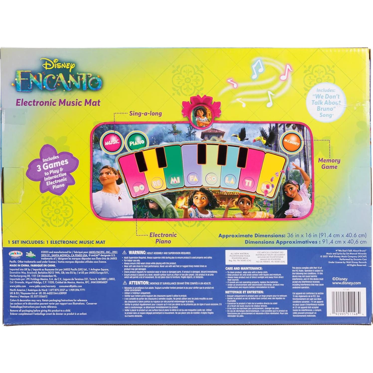 Tapete Musical Interactivo Disney Encanto Jakks 91x48 cm
