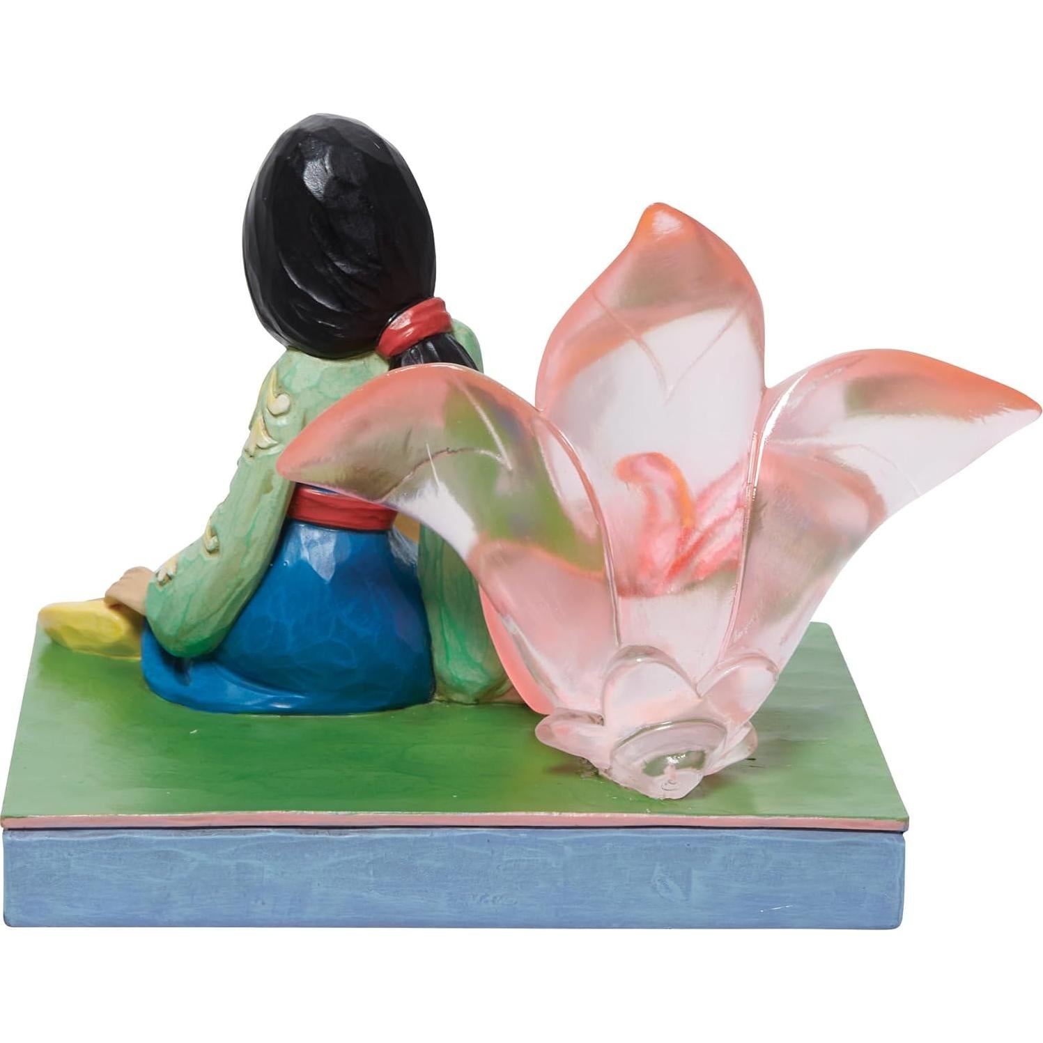 Figurita Enesco Jim Shore Mulan Flor de Cerezo 16.5 cm