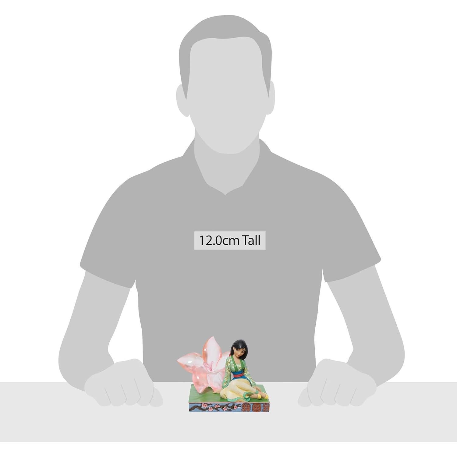 Figurita Enesco Jim Shore Mulan Flor de Cerezo 16.5 cm