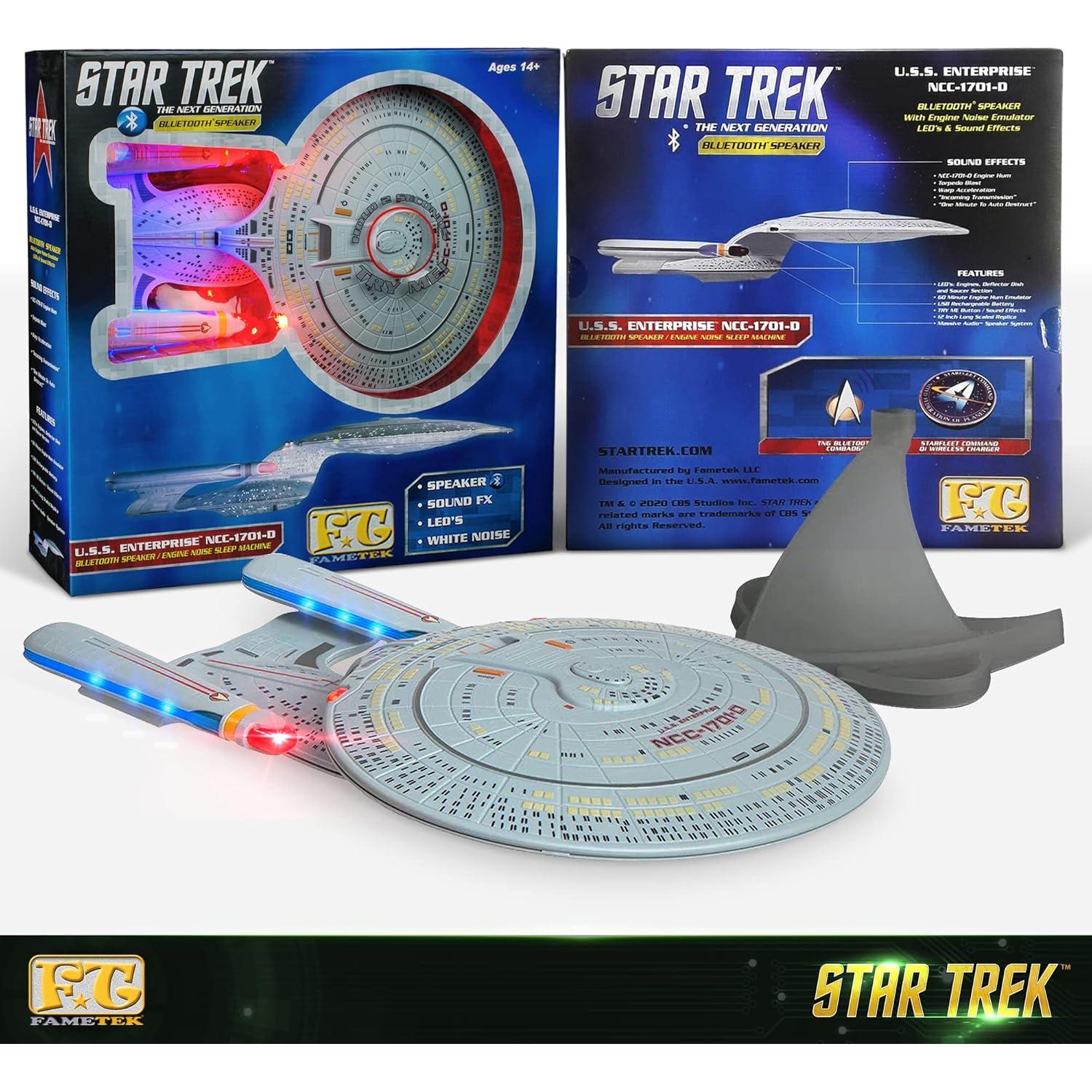 Altavoz Bluetooth FAMETEK U.S.S. Enterprise 1701-D 30.48cm