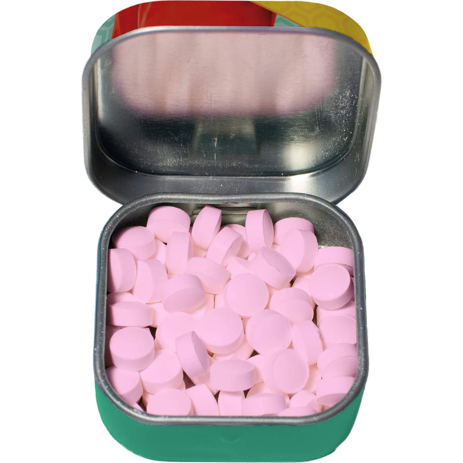 Caramelos de Cristal de Dilithium de Menta Rosa - The Unemployed Philosophers Guild, 1 Lata