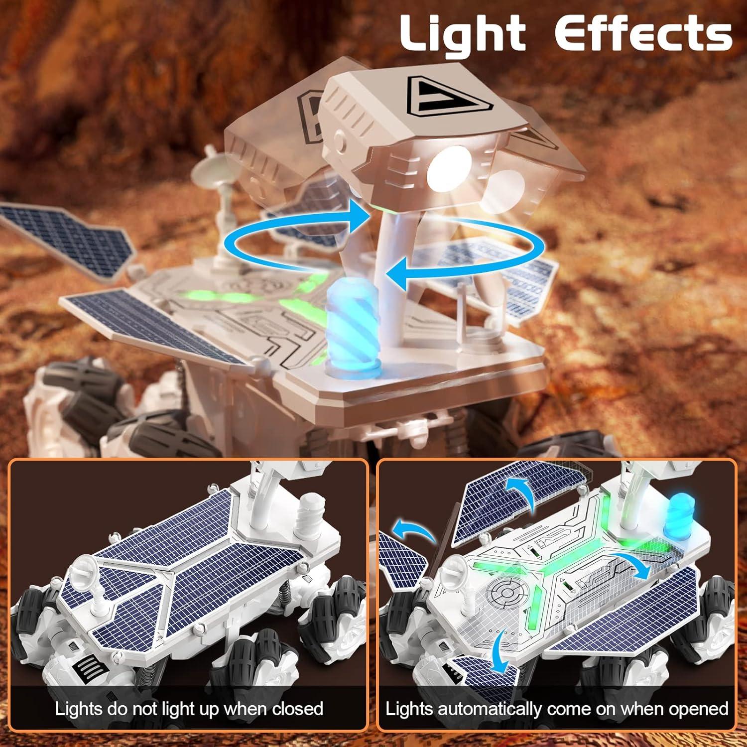 Coche de Control Remoto KJIXYUNG Rover Espacial 6 Ruedas 0.99kg