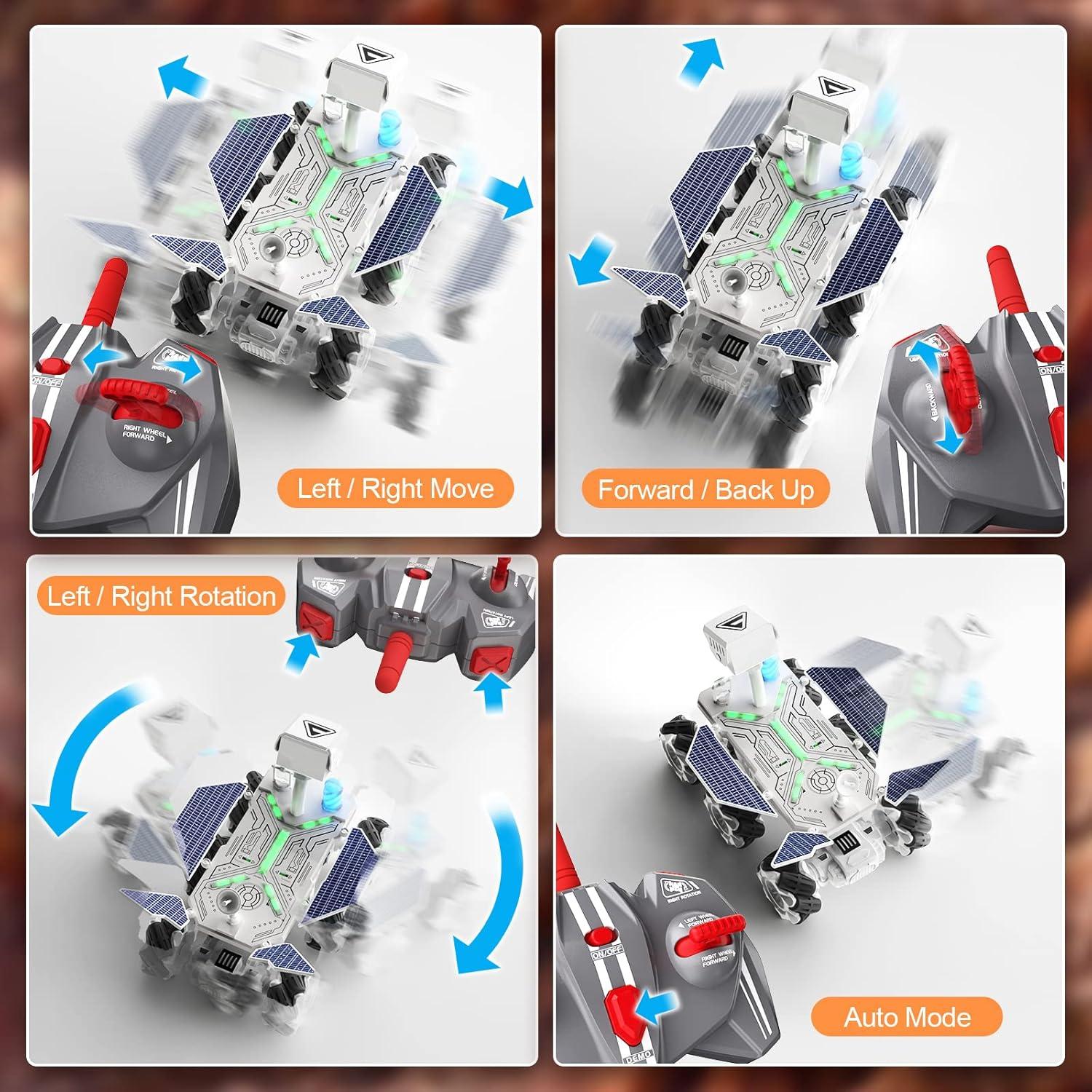 Coche de Control Remoto KJIXYUNG Rover Espacial 6 Ruedas 0.99kg