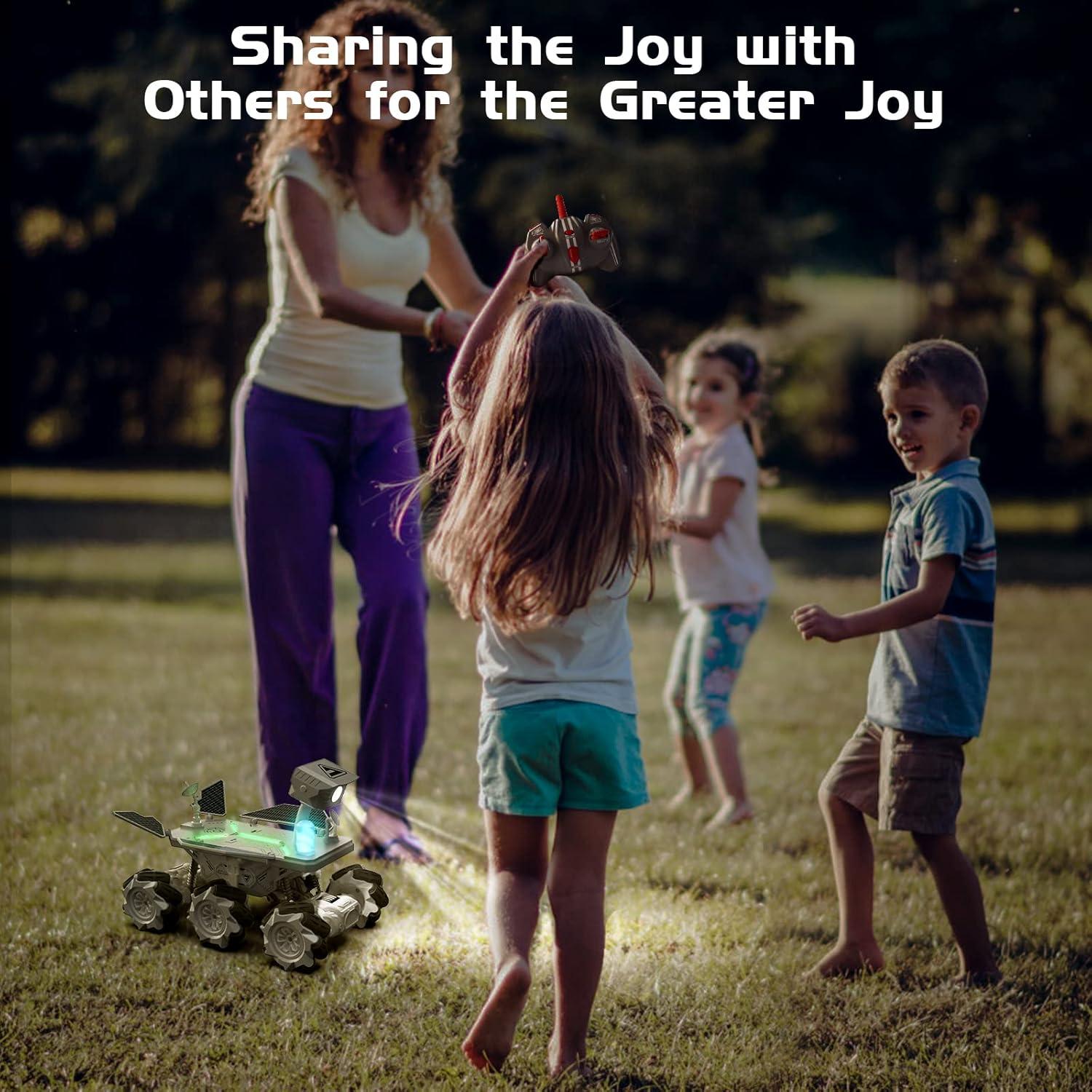 Coche de Control Remoto KJIXYUNG Rover Espacial 6 Ruedas 0.99kg