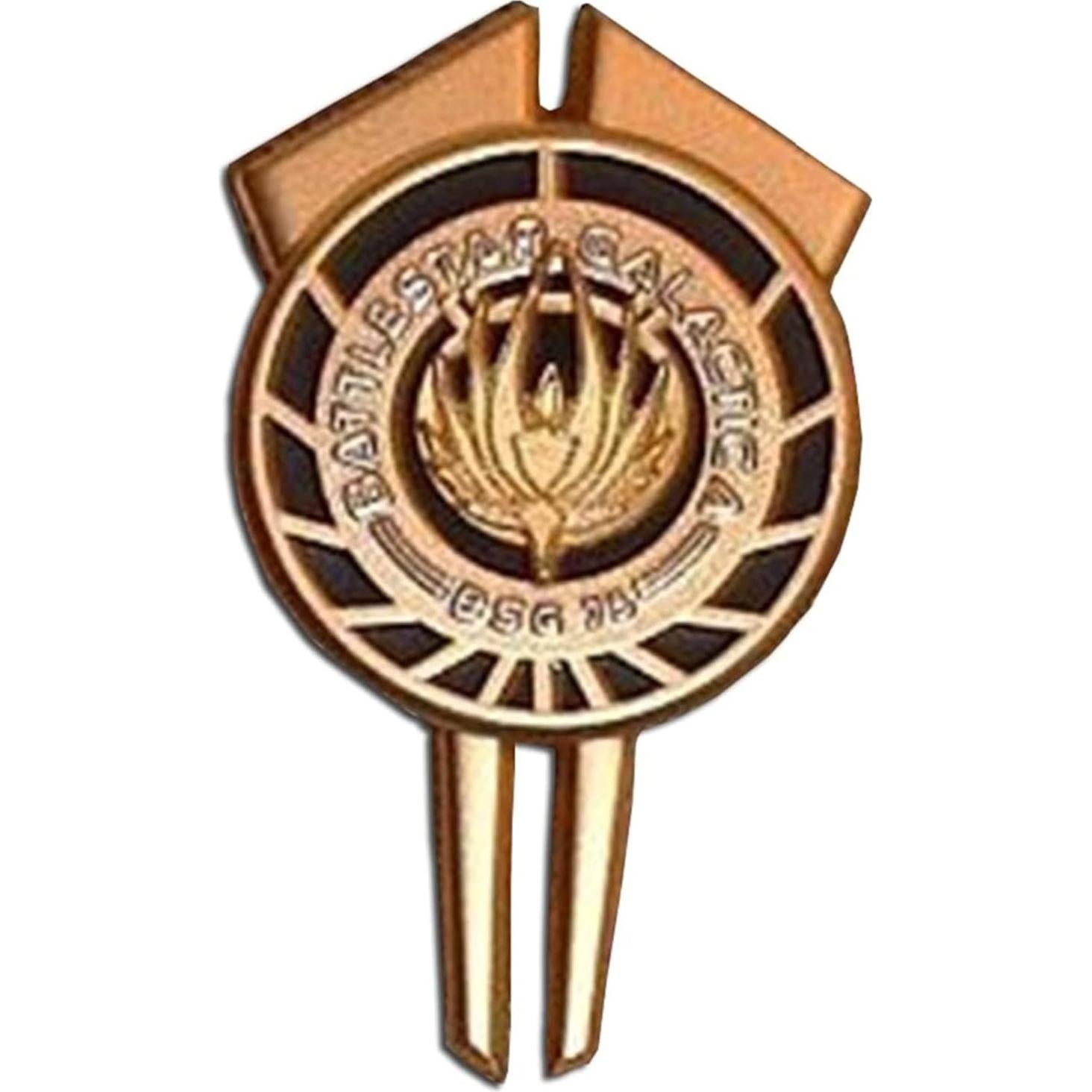 Pin de uniforme dorado Battlestar Galactica - Oficial