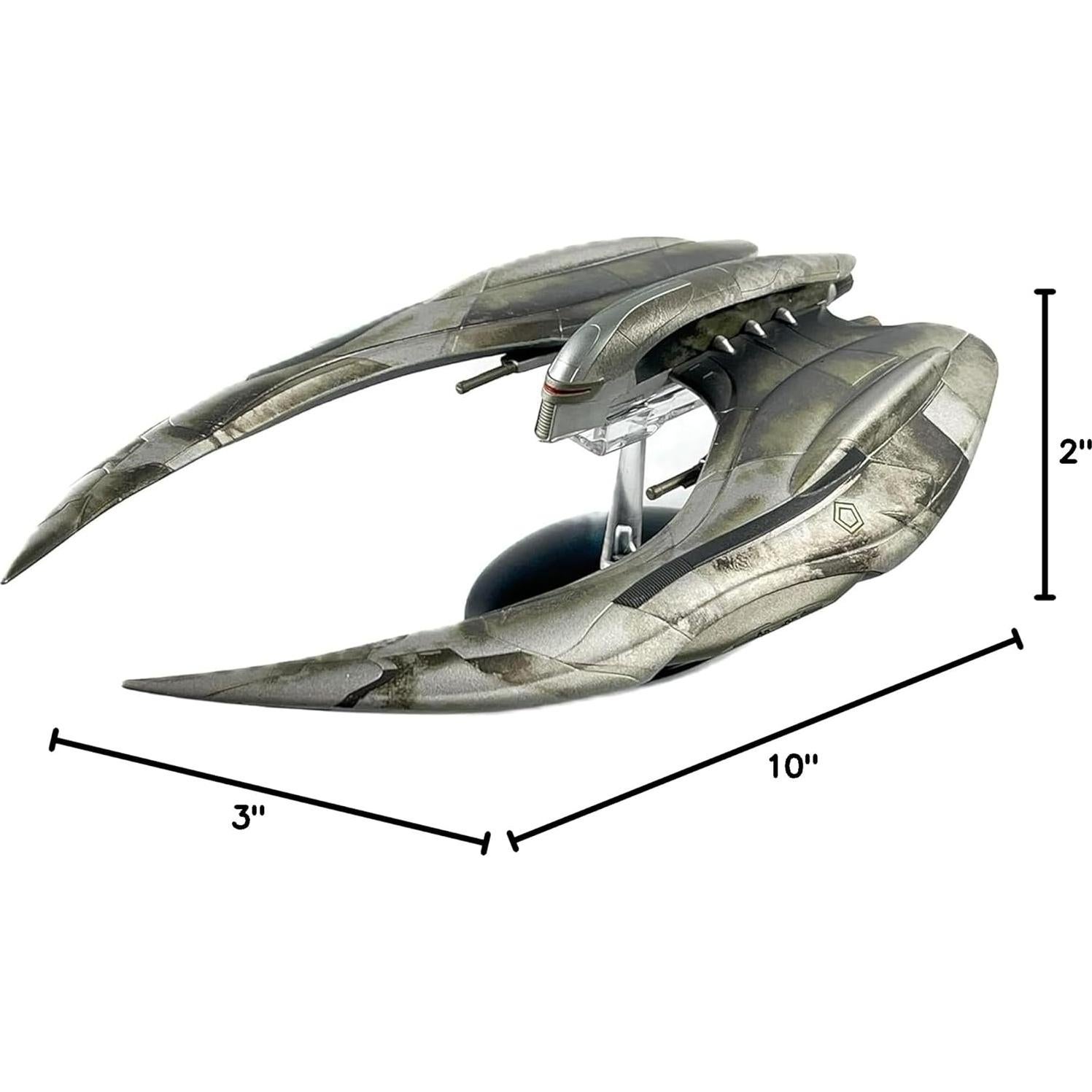 Cylon Raider Battlestar Galactica Eaglemoss 25.4cm con Revista