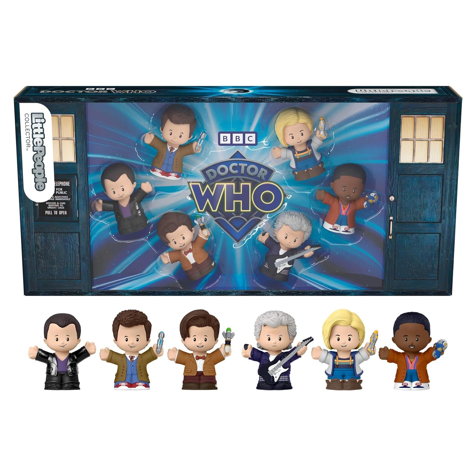 Conjunto Coleccionable Little People Doctor Who Fisher-Price - 6 Figuras