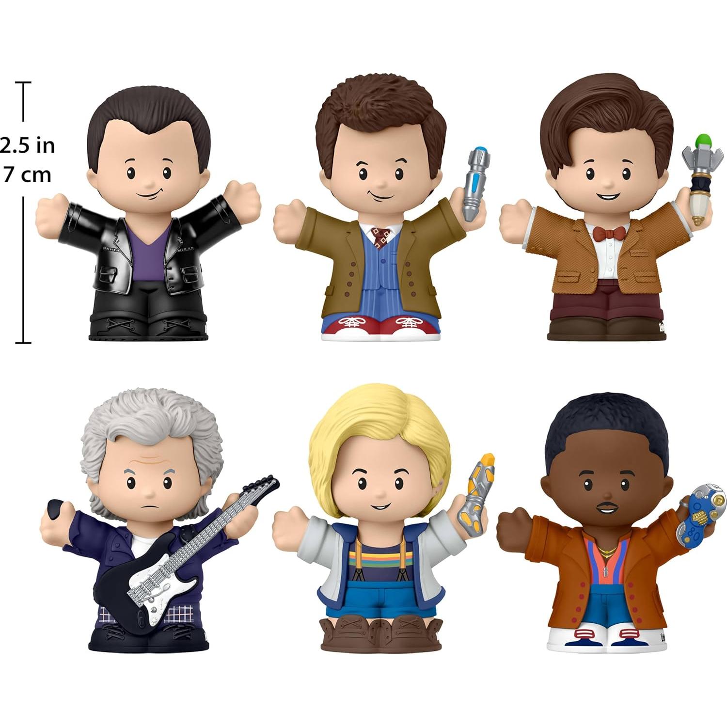Conjunto Coleccionable Little People Doctor Who Fisher-Price - 6 Figuras