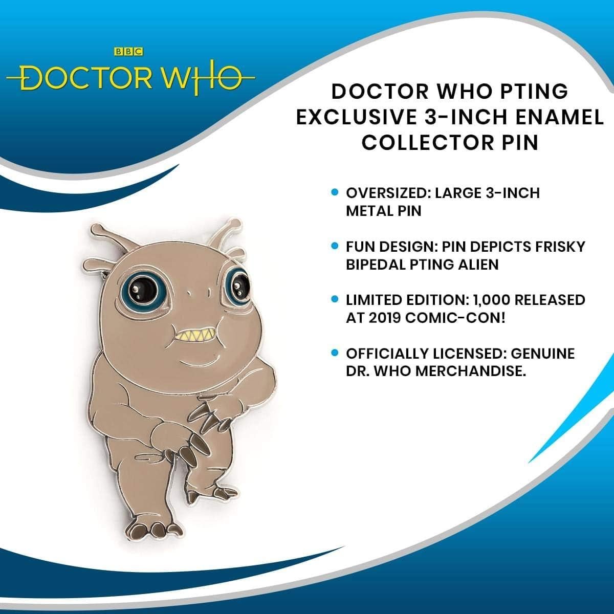 Pin de Coleccionista Pting Doctor Who - Edición Limitada 7.62 cm