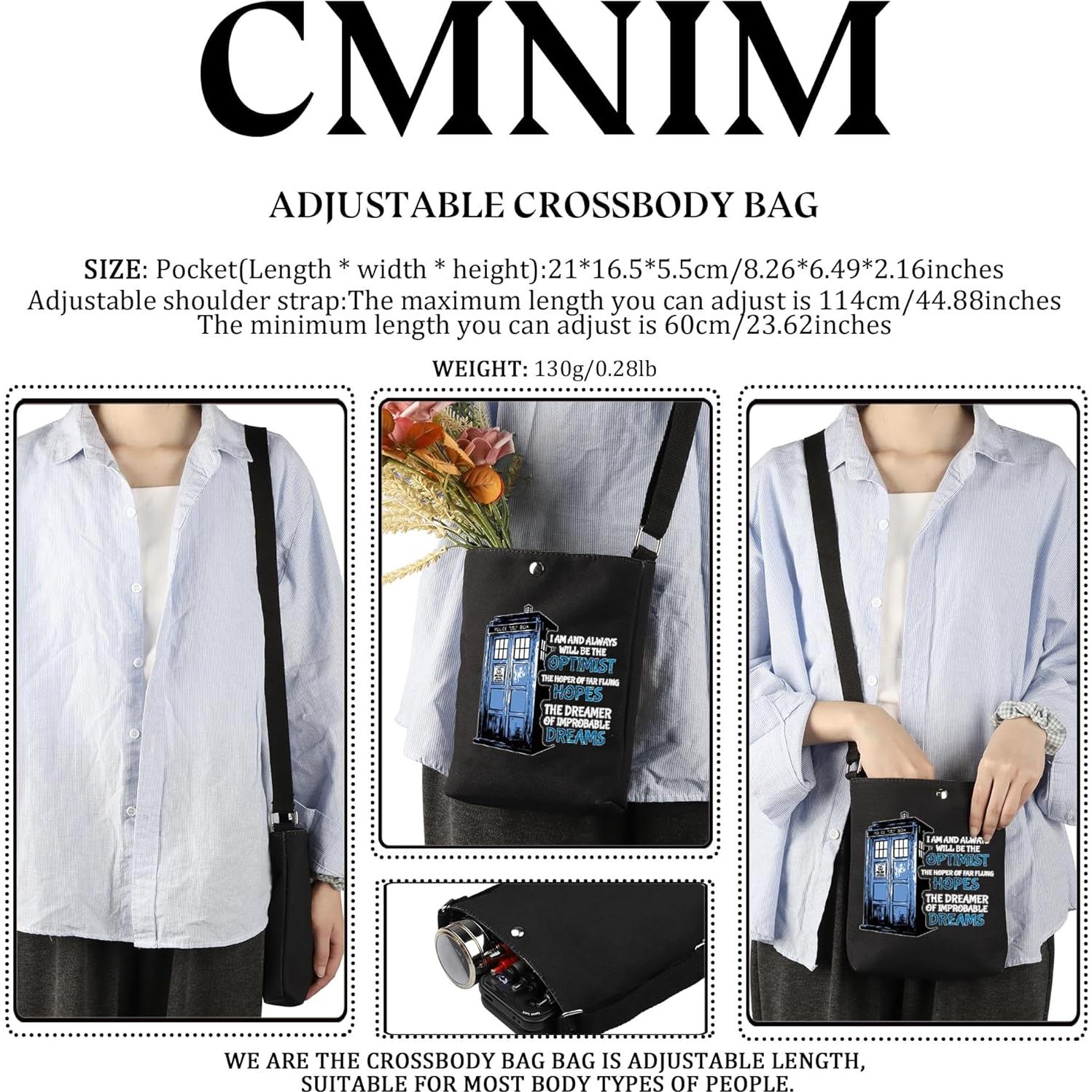 Bolsa Cruzada Doctor Who CMNIM - Regalo Original para Fans