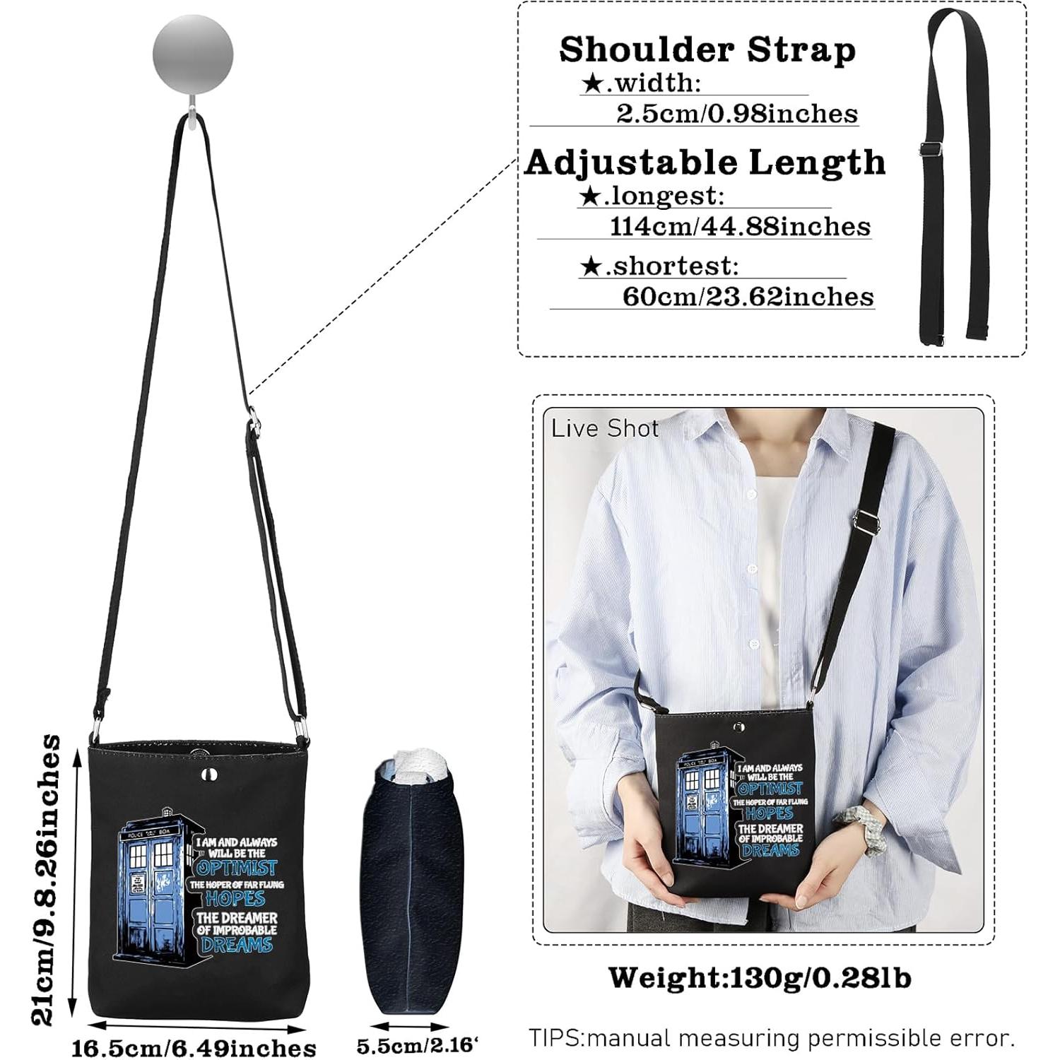 Bolsa Cruzada Doctor Who CMNIM - Regalo Original para Fans