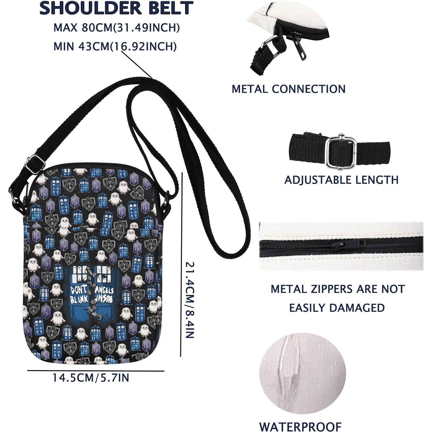 Bolsa Cruzada VAMSII Dr Who 'Don't Blink' para Fans