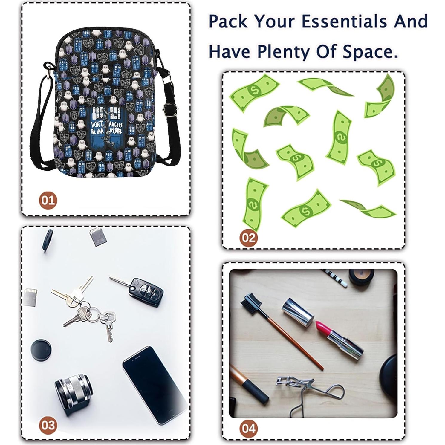 Bolsa Cruzada VAMSII Dr Who 'Don't Blink' para Fans