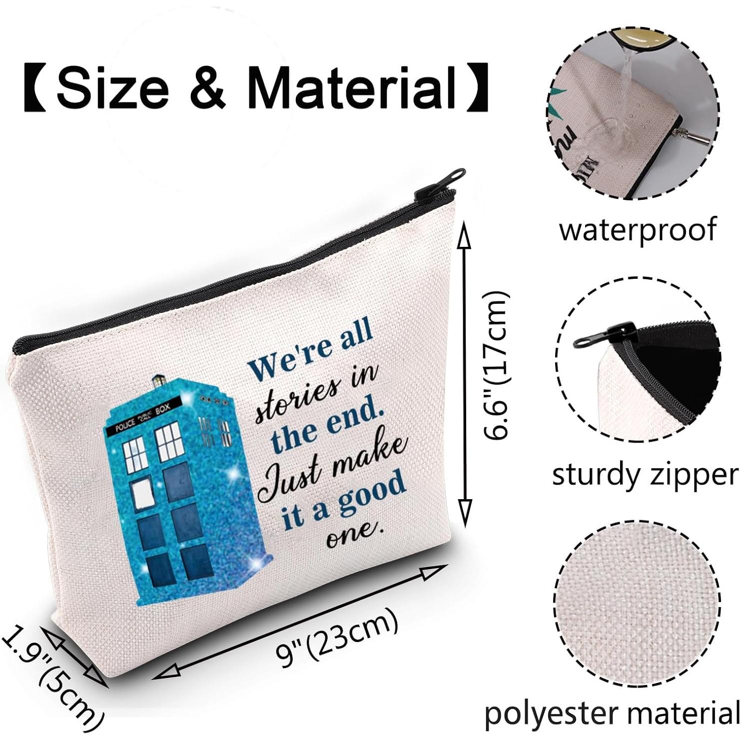 Bolsa de Maquillaje VAMSII Dr Who 23x17 cm Impermeable
