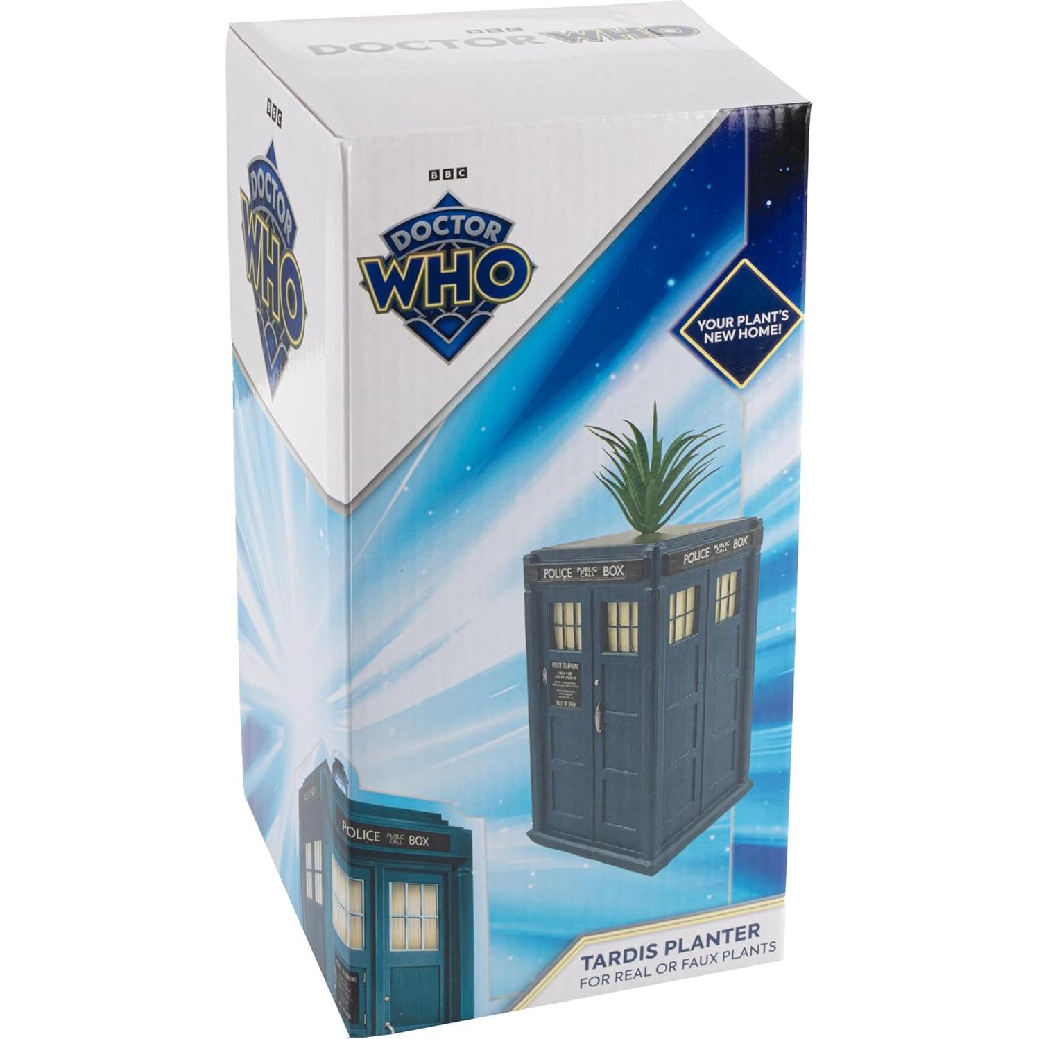 Maceta Cerámica TARDIS Doctor Who 15.24 cm para Plantas