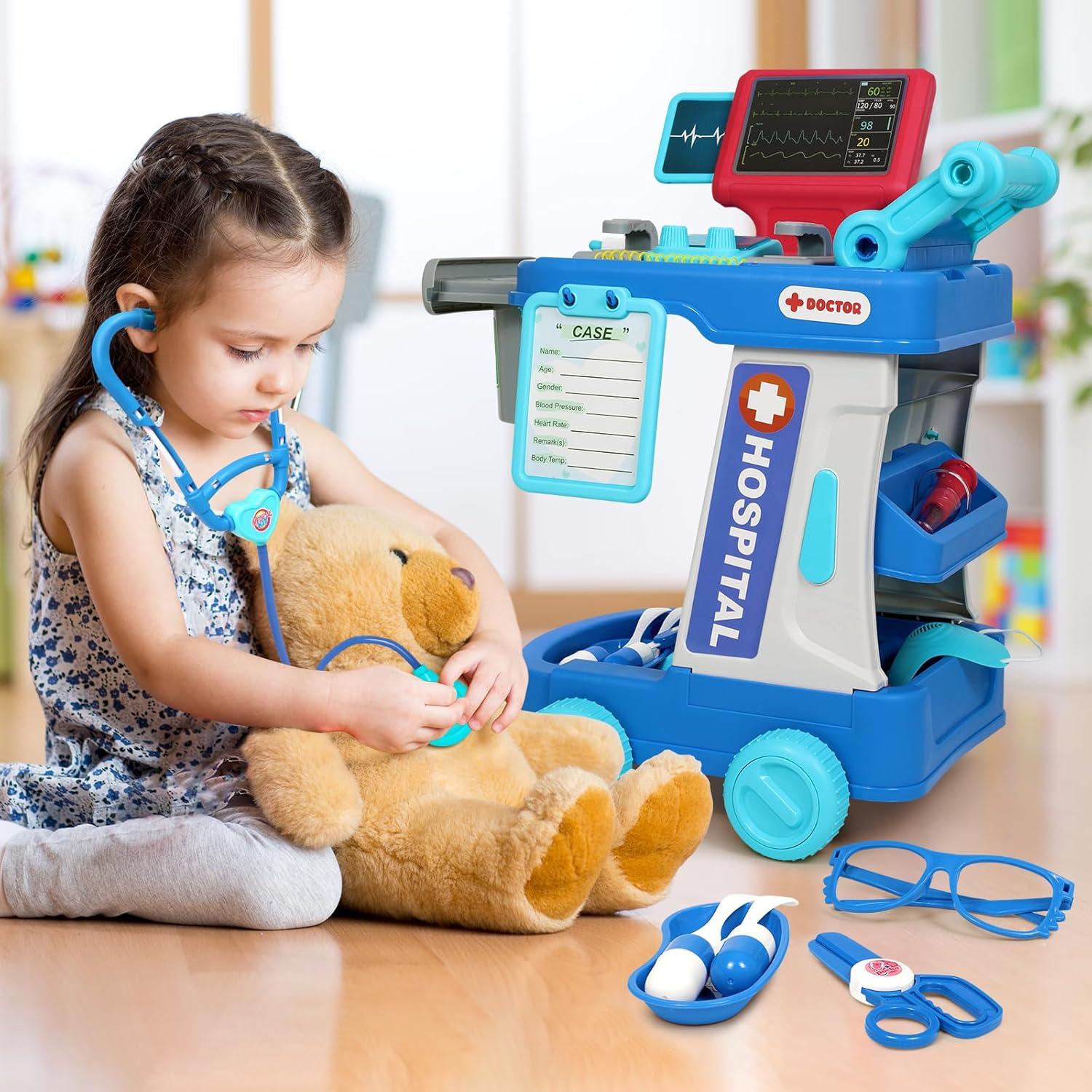 Kit de Doctor Vunrahsg para Niños 3-5 Años con 21 Piezas