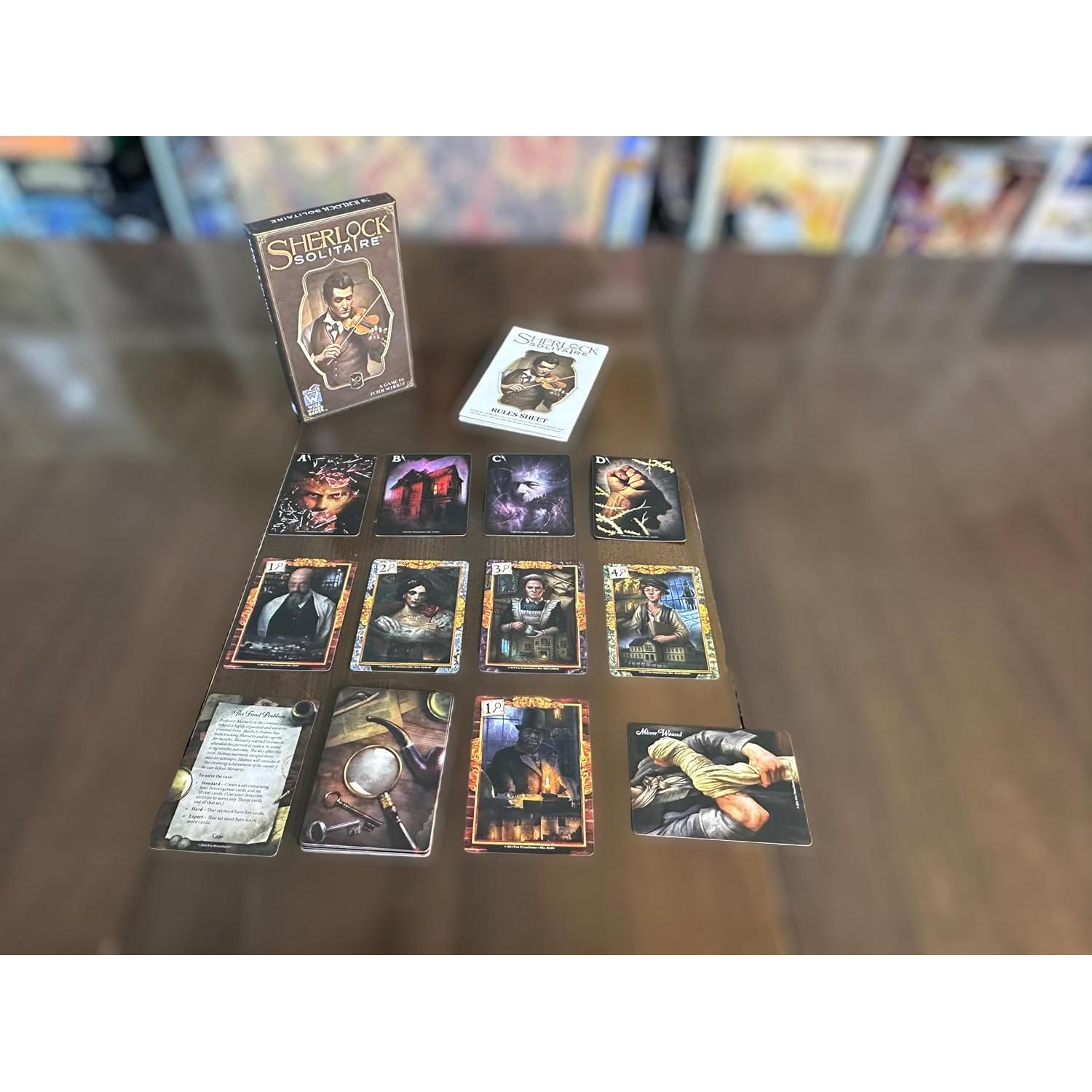 Juego de cartas Solitaire Sherlock - Wise Wizard Games