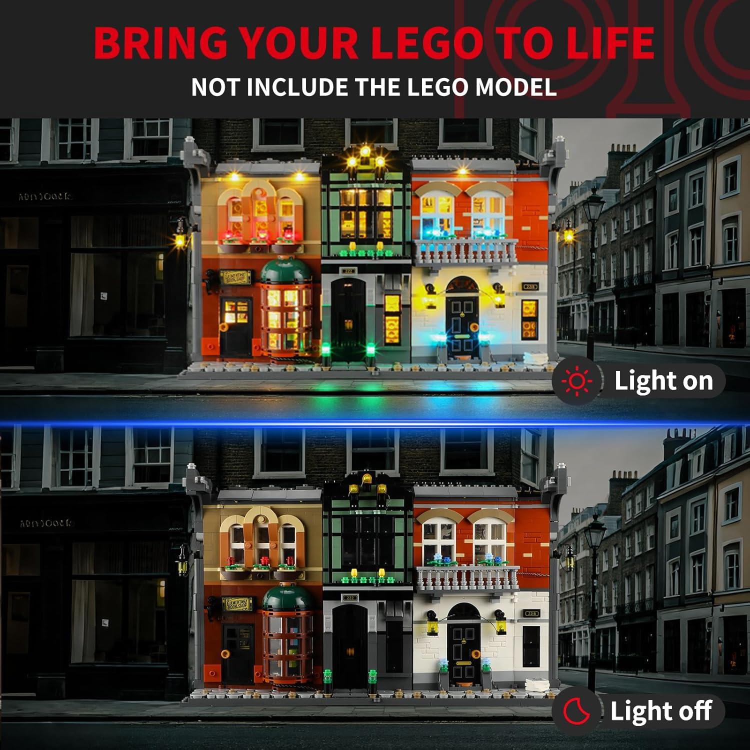 Kit de Luz LED BRIKSMAX para Lego Sherlock Holmes 10351