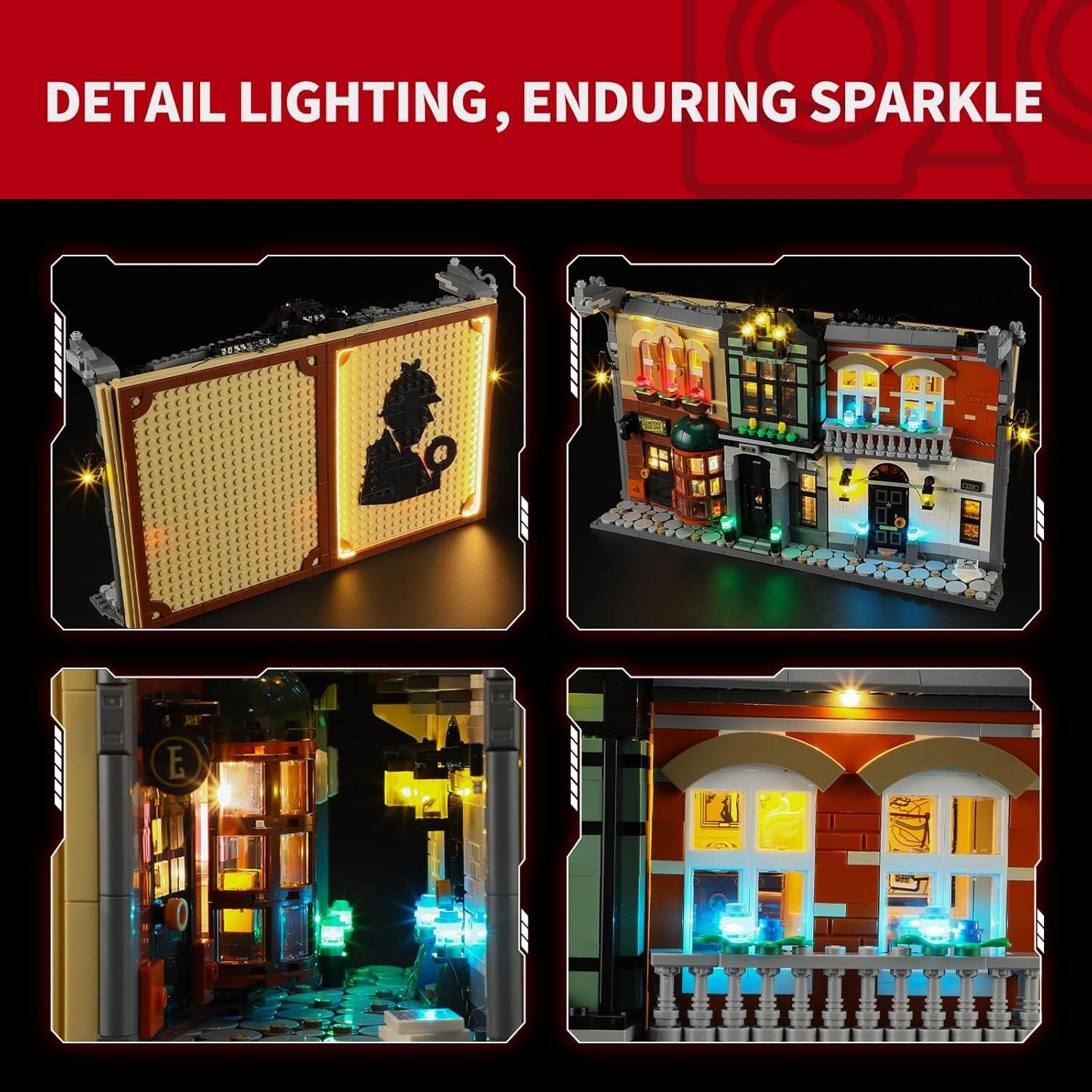 Kit de Luz LED BRIKSMAX para Lego Sherlock Holmes 10351