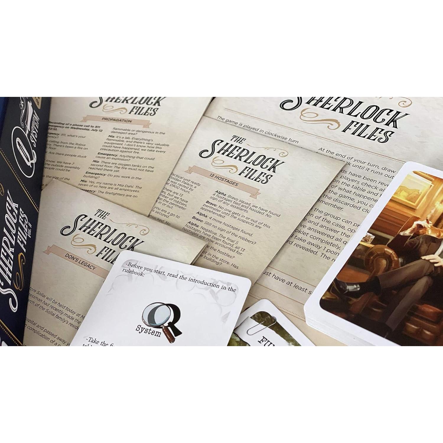 Juego de Mesa Archivos de Sherlock: Aventuras Curiosas