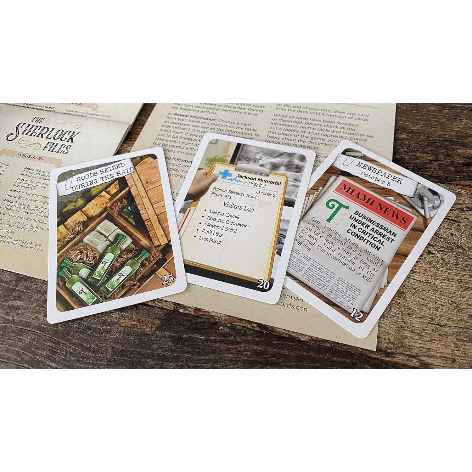 Juego de Mesa Archivos de Sherlock: Aventuras Curiosas