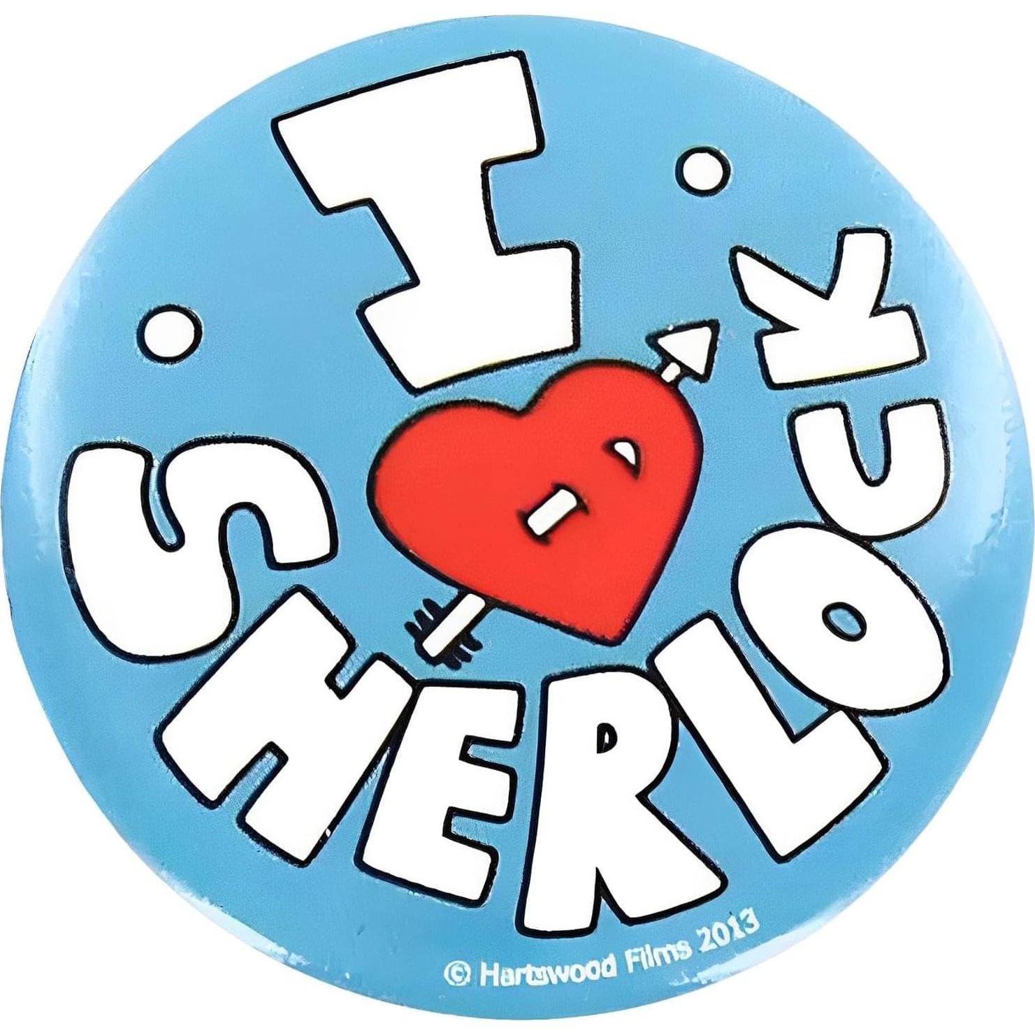 Pin de Botón Sherlock Holmes Seven20 - Amo a Sherlock